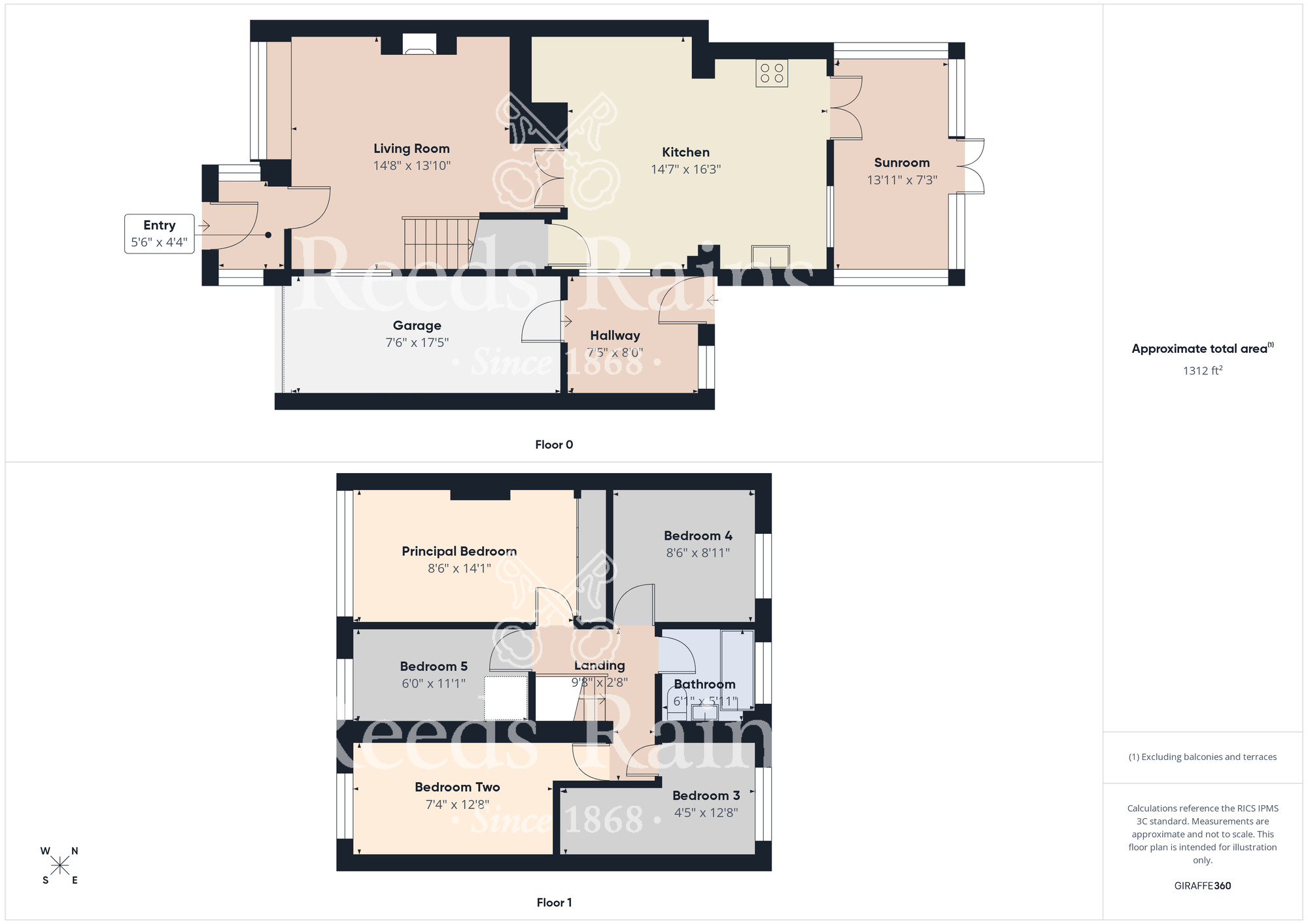 Floorplan of 5 bedroom Semi Detached House for sale, Carlbury Avenue, Middlesbrough, North Yorkshire, TS5