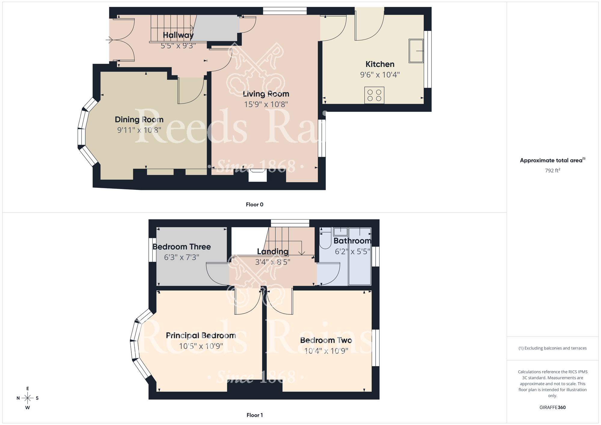Floorplan of 3 bedroom Semi Detached House for sale, Hardwick Avenue, Middlesbrough, North Yorkshire, TS5