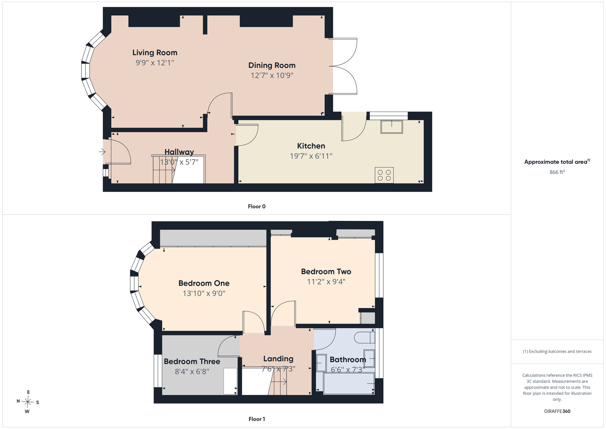 Floorplan of 3 bedroom Mid Terrace House for sale, Westbourne Road, Middlesbrough, North Yorkshire, TS5