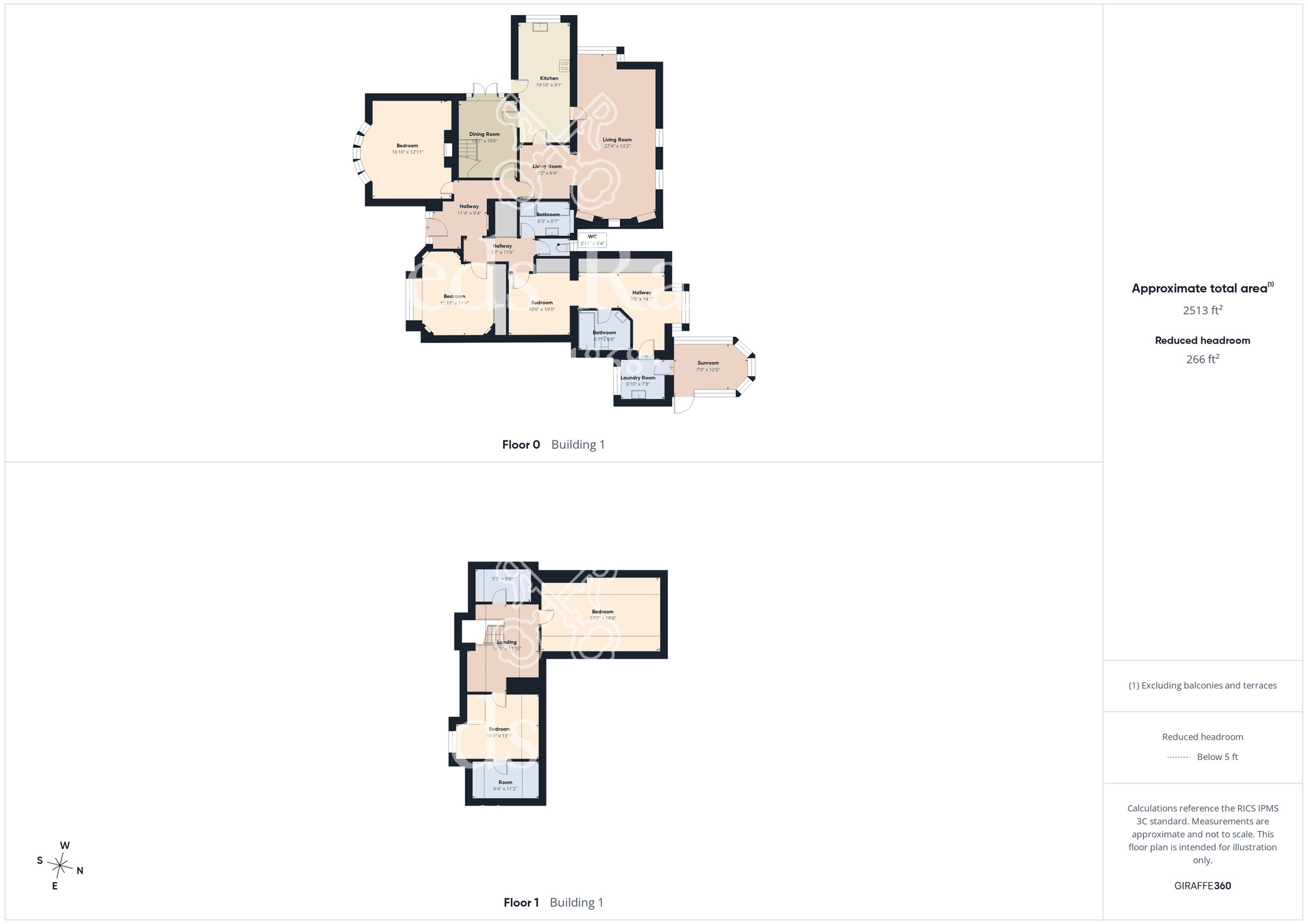 Floorplan of 4 bedroom Detached Bungalow for sale, High Street, Normanby, North Yorkshire, TS6