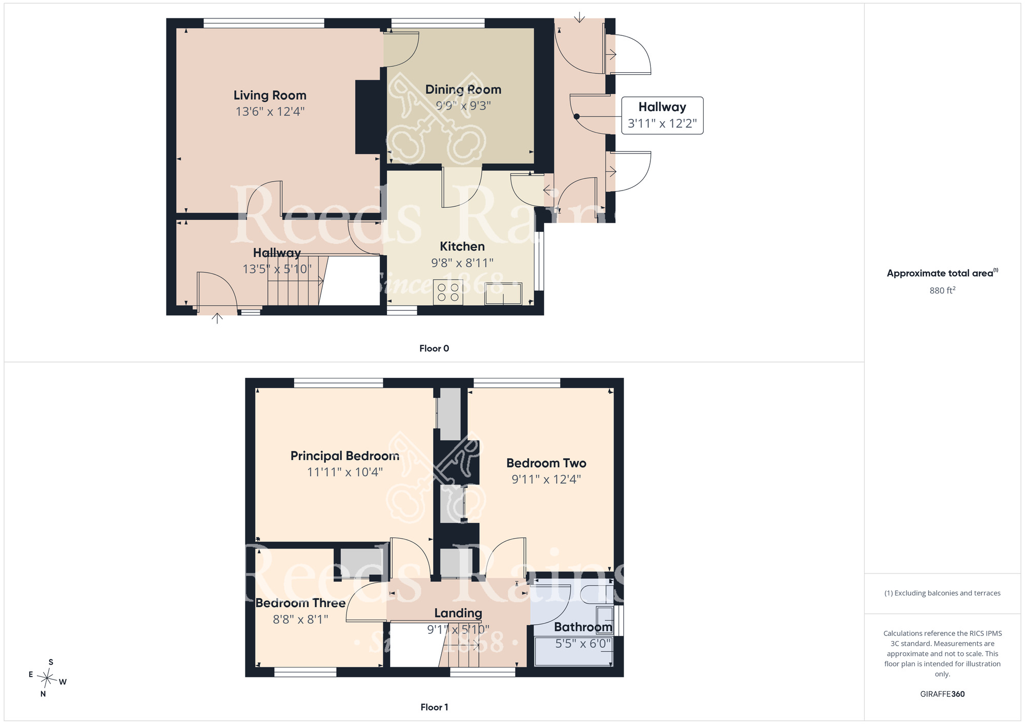 Floorplan of 3 bedroom Semi Detached House for sale, Birkhall Road, Middlesbrough, North Yorkshire, TS3