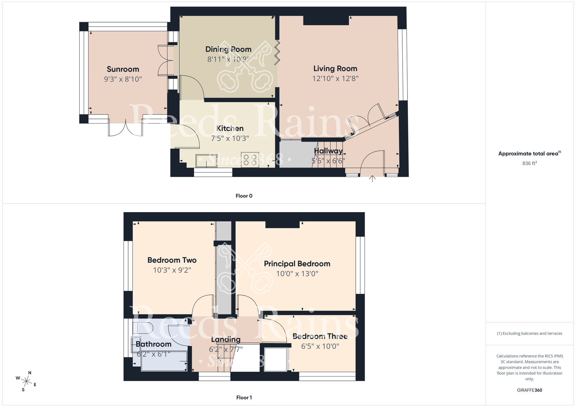 Floorplan of 3 bedroom Semi Detached House for sale, Geltsdale, Middlesbrough, North Yorkshire, TS5