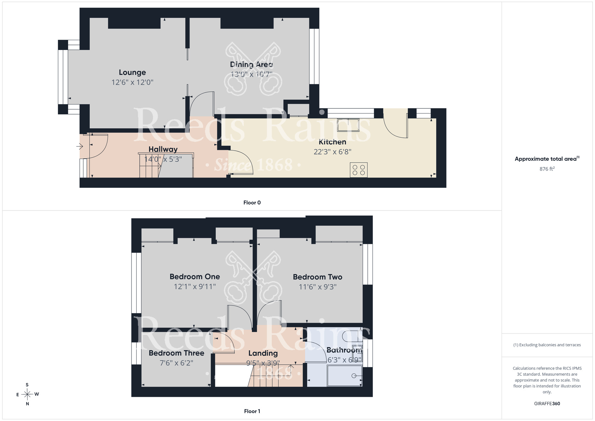 Floorplan of 3 bedroom Mid Terrace House for sale, Ayresome Park Road, Middlesbrough, North Yorkshire, TS5