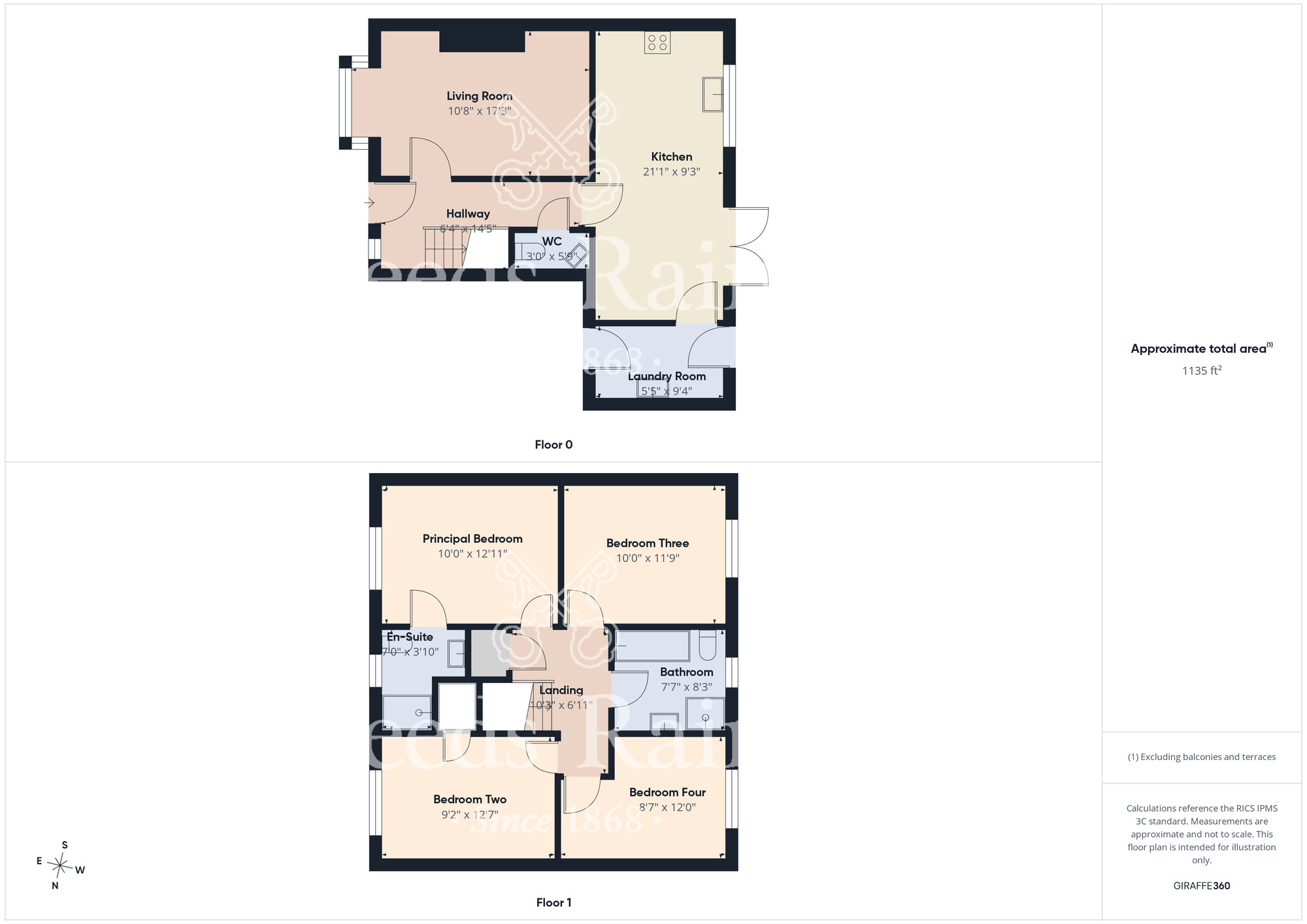 Floorplan of 4 bedroom Detached House for sale, Jocelyn Way, Middlesbrough, North Yorkshire, TS5