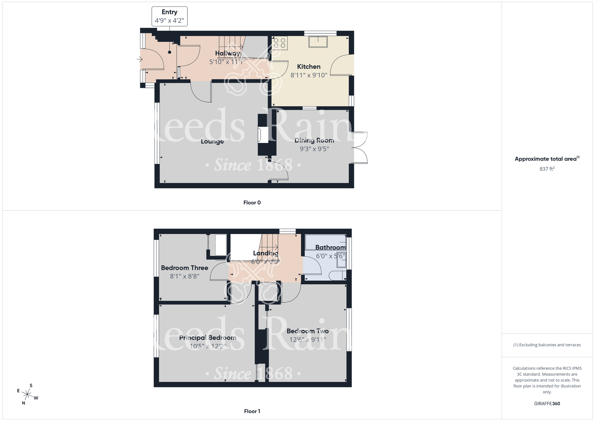 Floorplan of 3 bedroom Semi Detached House for sale, Easterside Road, Middlesbrough, North Yorkshire, TS4