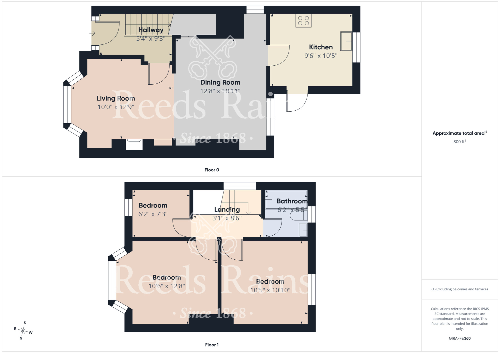 Floorplan of 3 bedroom Semi Detached House for sale, Britain Avenue, Middlesbrough, North Yorkshire, TS5