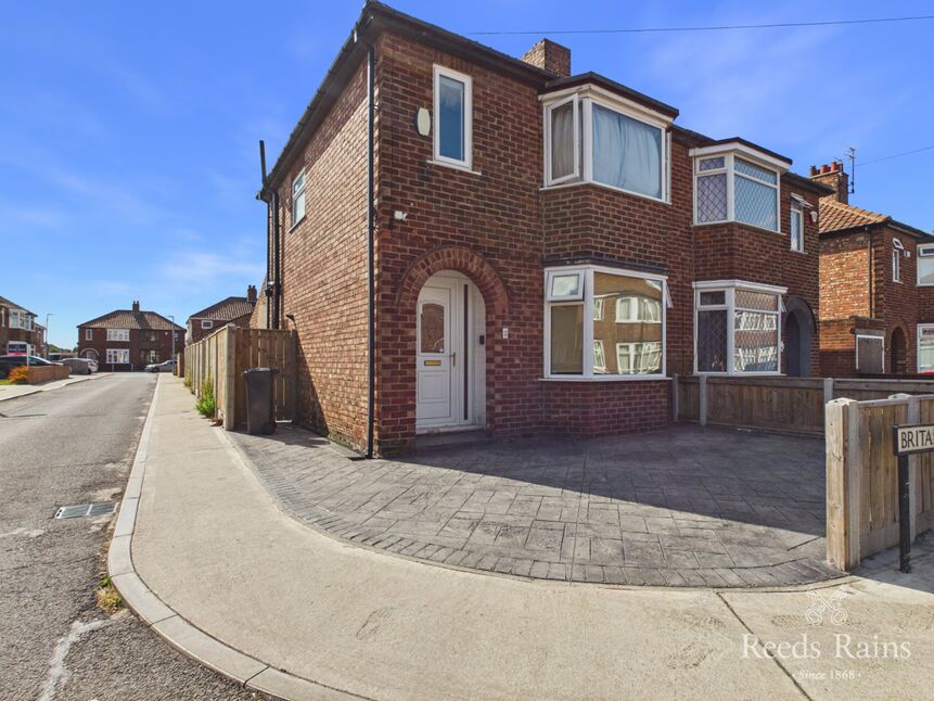 Main image of 3 bedroom Semi Detached House for sale, Britain Avenue, Middlesbrough, North Yorkshire, TS5