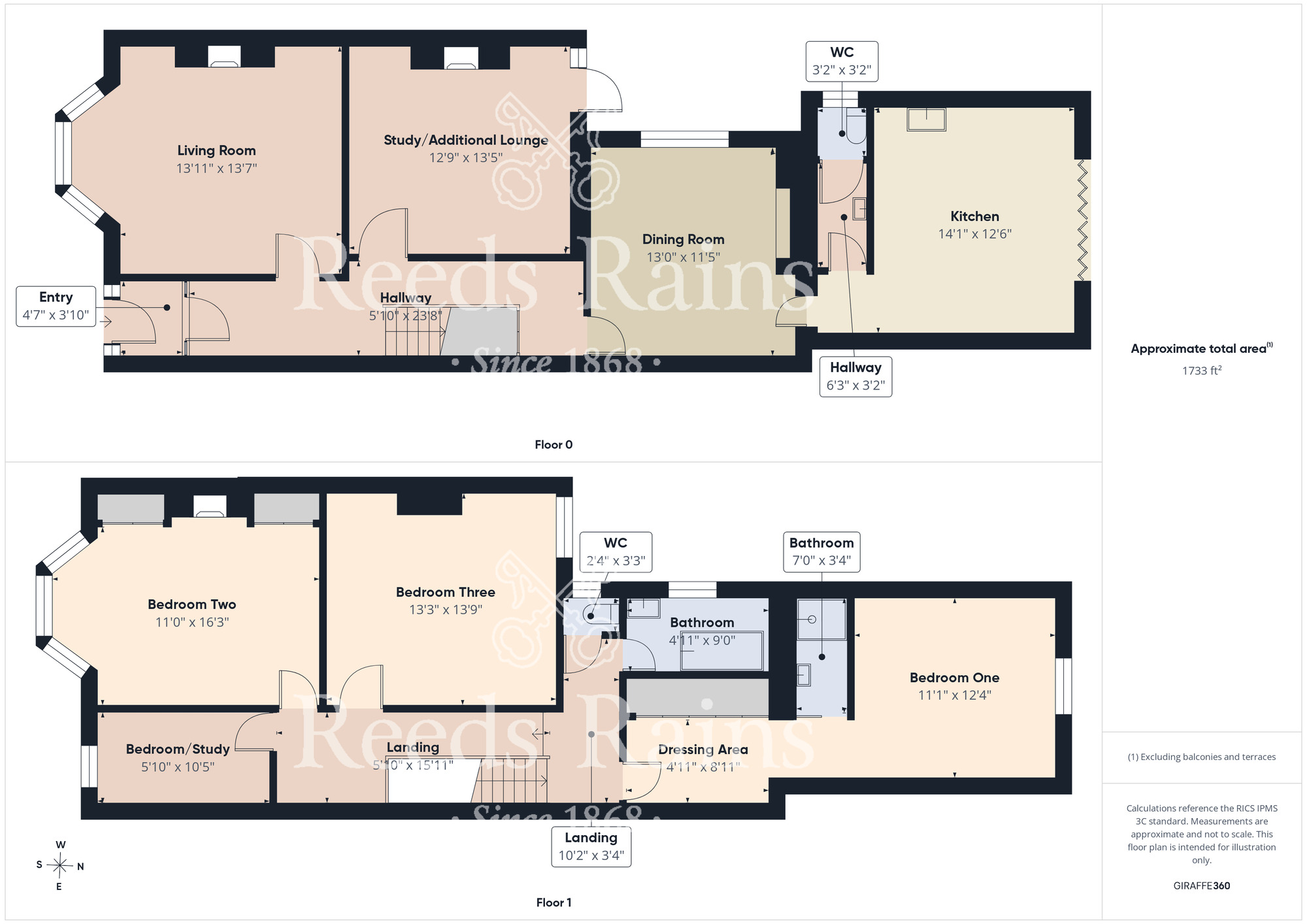 Floorplan of 4 bedroom Mid Terrace House for sale, Barker Road, Middlesbrough, North Yorkshire, TS5