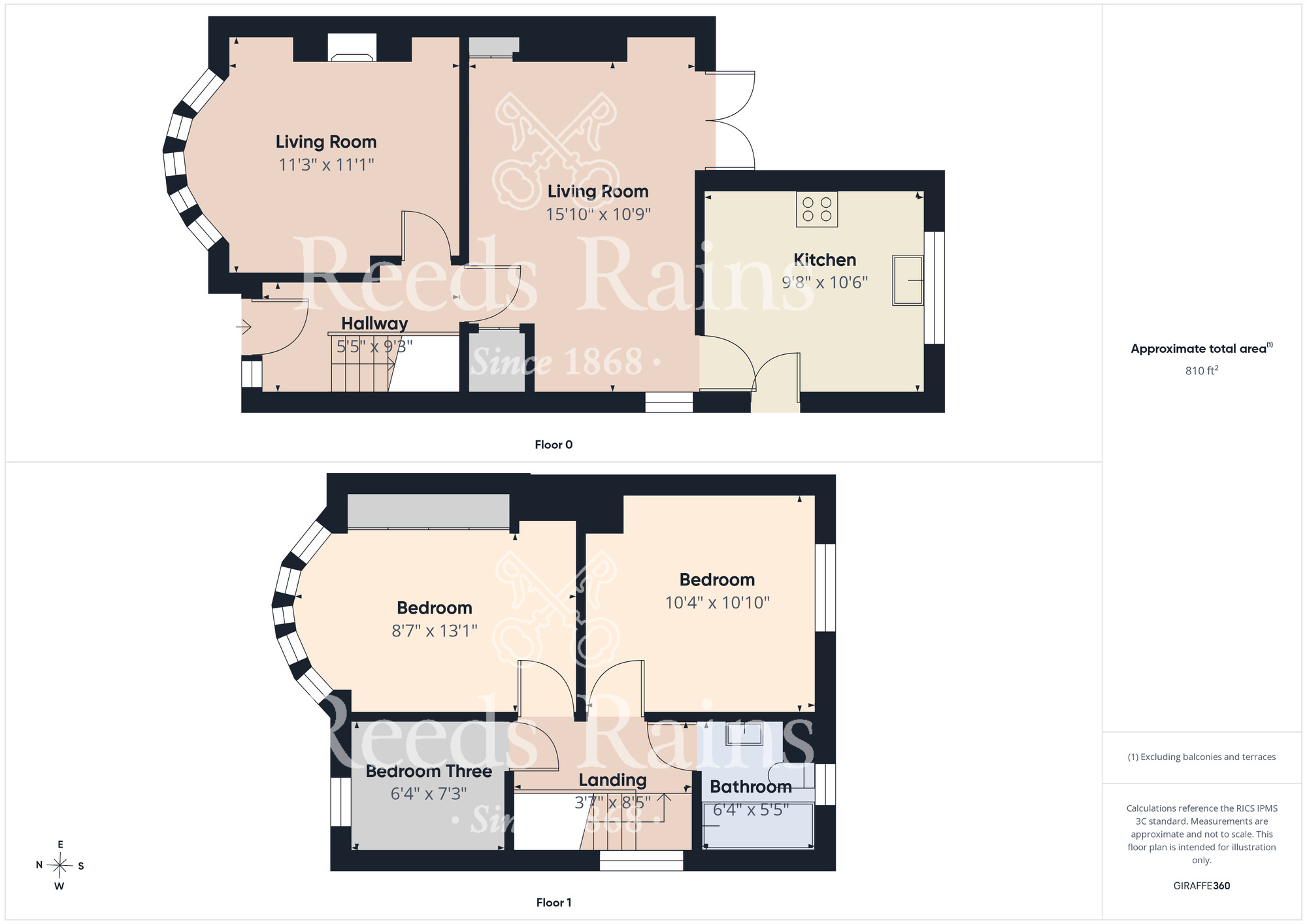 Floorplan of 3 bedroom Semi Detached House for sale, Buttermere Avenue, Middlesbrough, North Yorkshire, TS5
