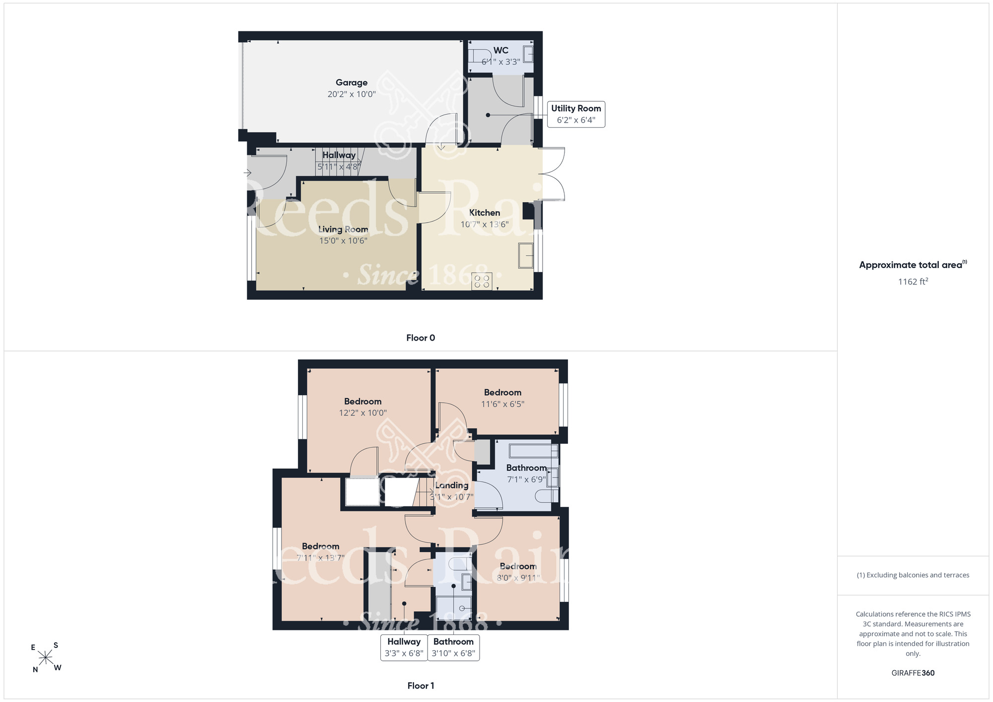 Floorplan of 4 bedroom Detached House for sale, Whinfell Drive, Normanby, North Yorkshire, TS6