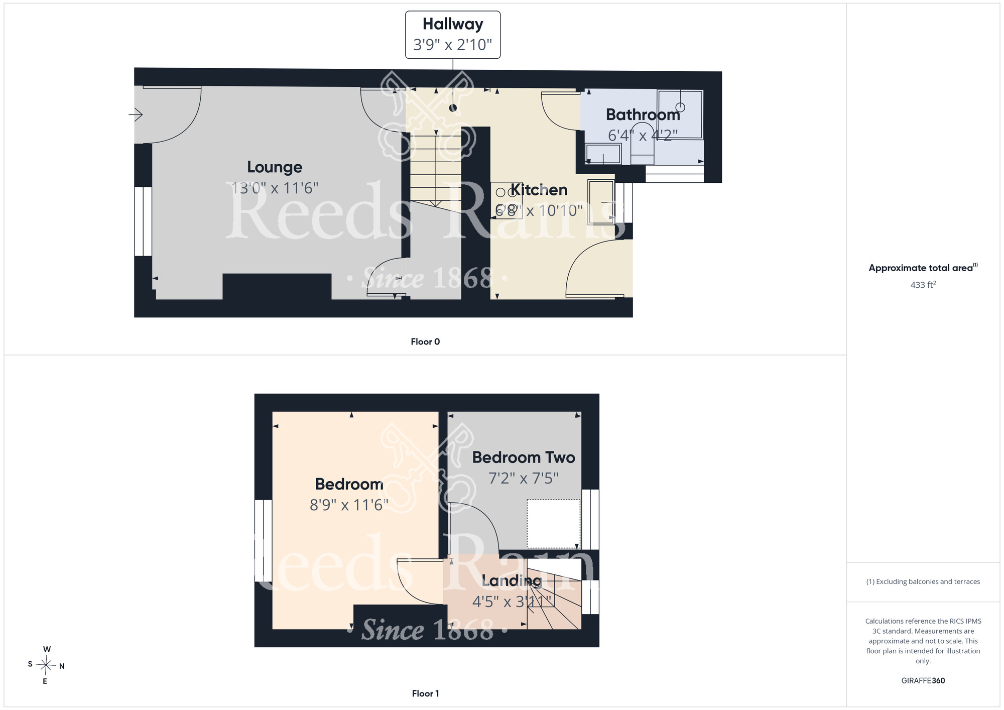 Floorplan of 2 bedroom Mid Terrace House for sale, Oliver Street, Middlesbrough, North Yorkshire, TS5