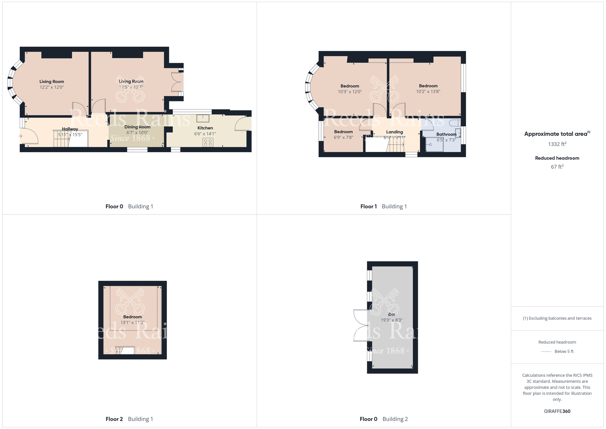 Floorplan of 3 bedroom Semi Detached House for sale, Lansdowne Road, Middlesbrough, North Yorkshire, TS4