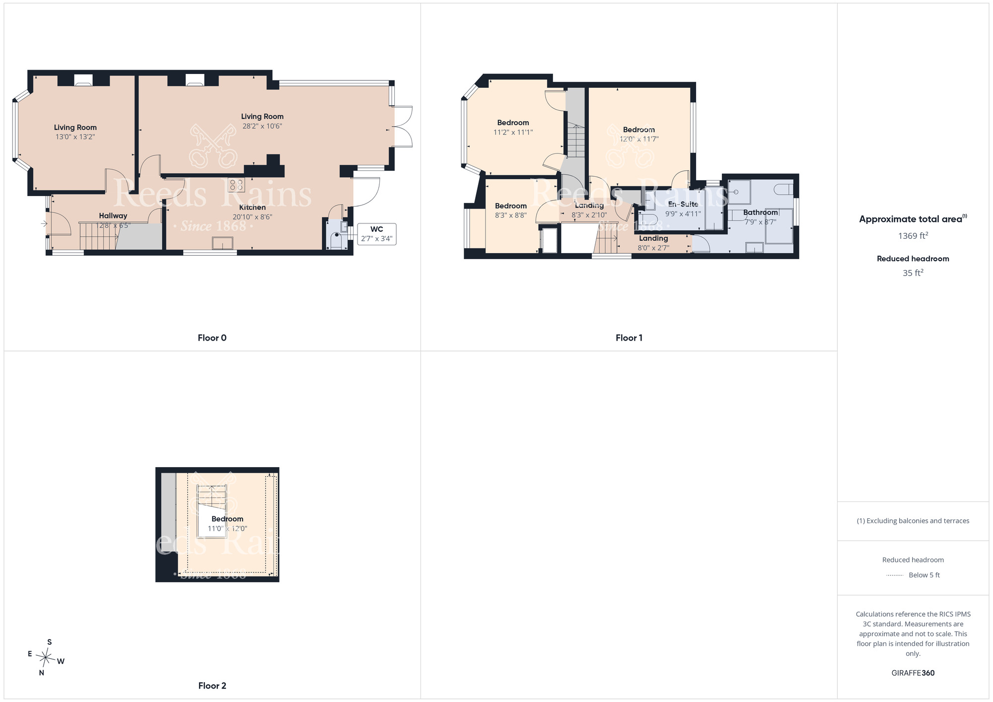 Floorplan of 3 bedroom Semi Detached House for sale, Lincombe Drive, Middlesbrough, North Yorkshire, TS5