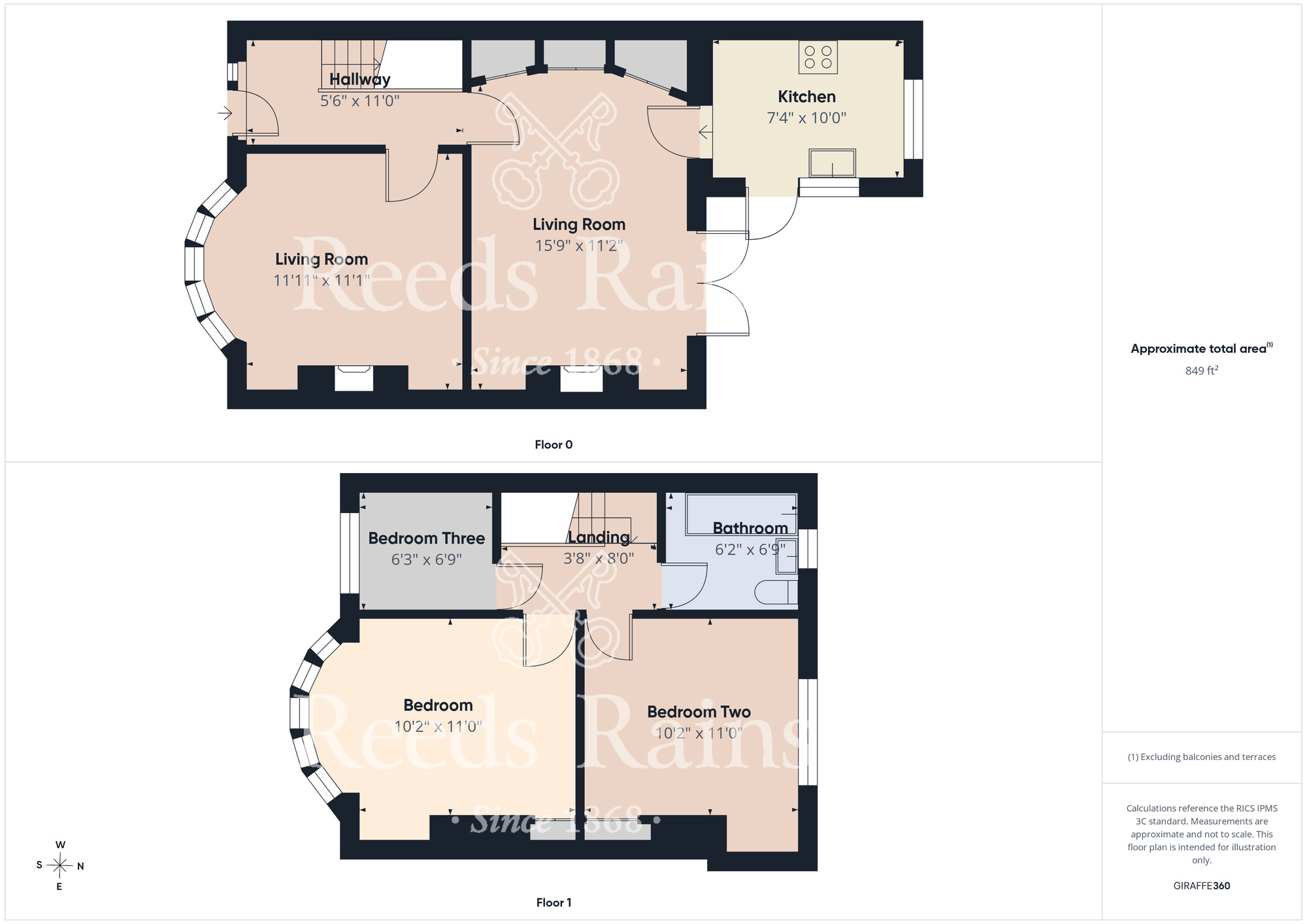 Floorplan of 3 bedroom Semi Detached House for sale, Northern Road, Middlesbrough, North Yorkshire, TS5