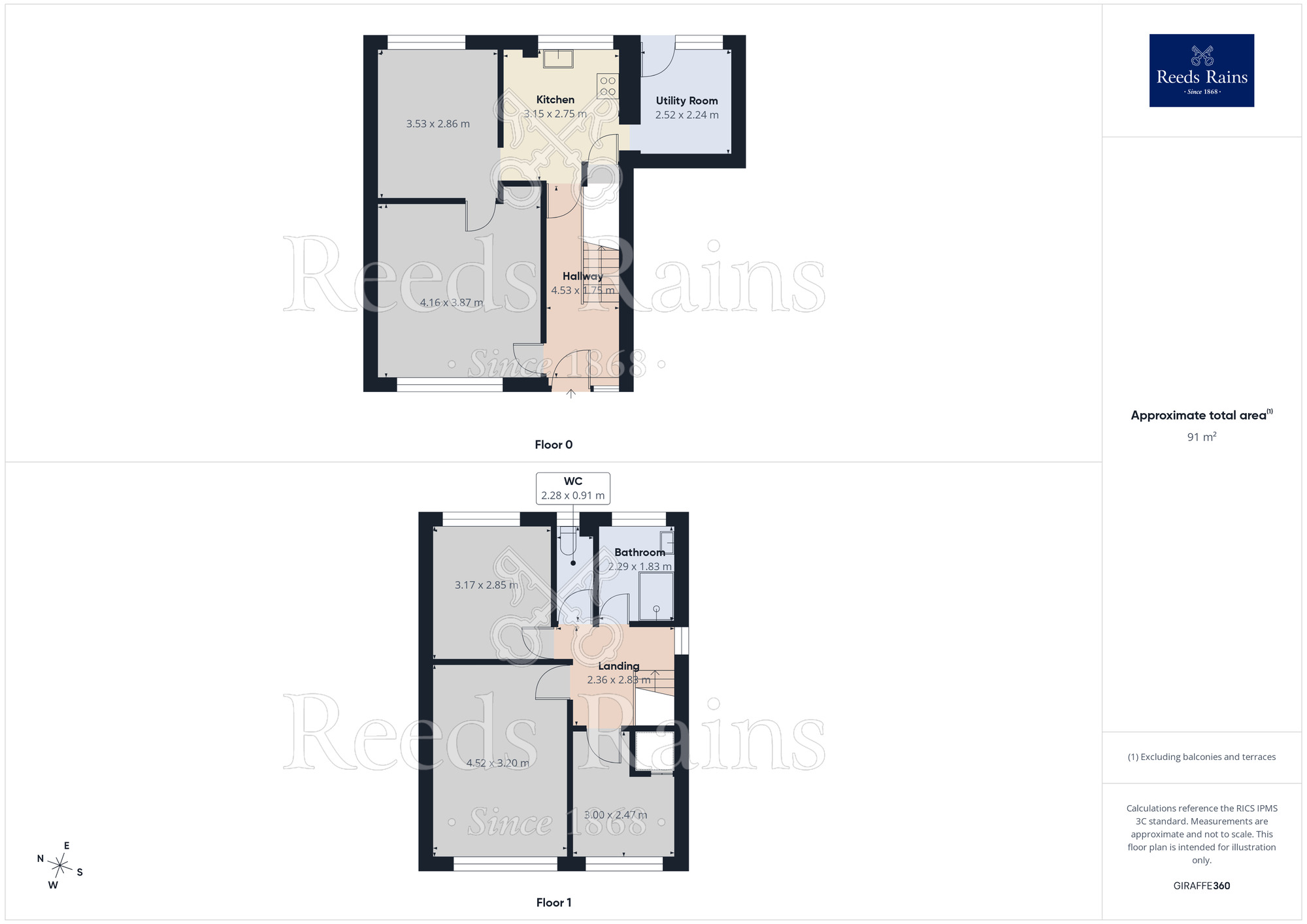 Floorplan of 3 bedroom Detached House to rent, Lyndale Drive, Wrenthorpe, West Yorkshire, WF2