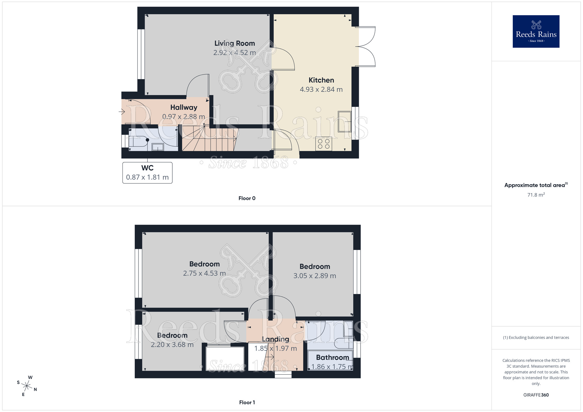 Floorplan of 3 bedroom Detached House to rent, Brambling Mews, Morley, West Yorkshire, LS27