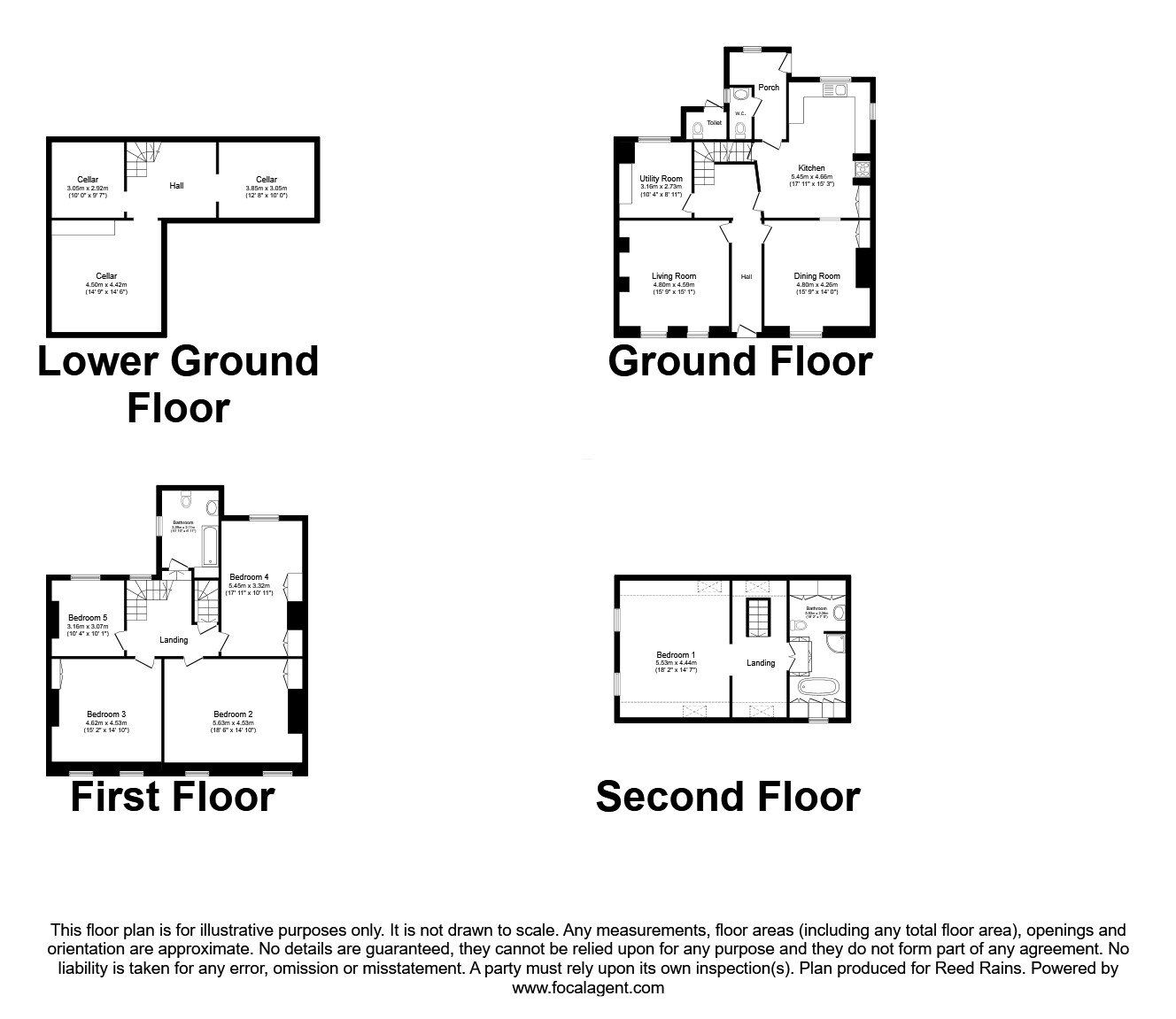 Floorplan of 5 bedroom Semi Detached House for sale, Gelderd Road, Gildersome, Leeds, LS27