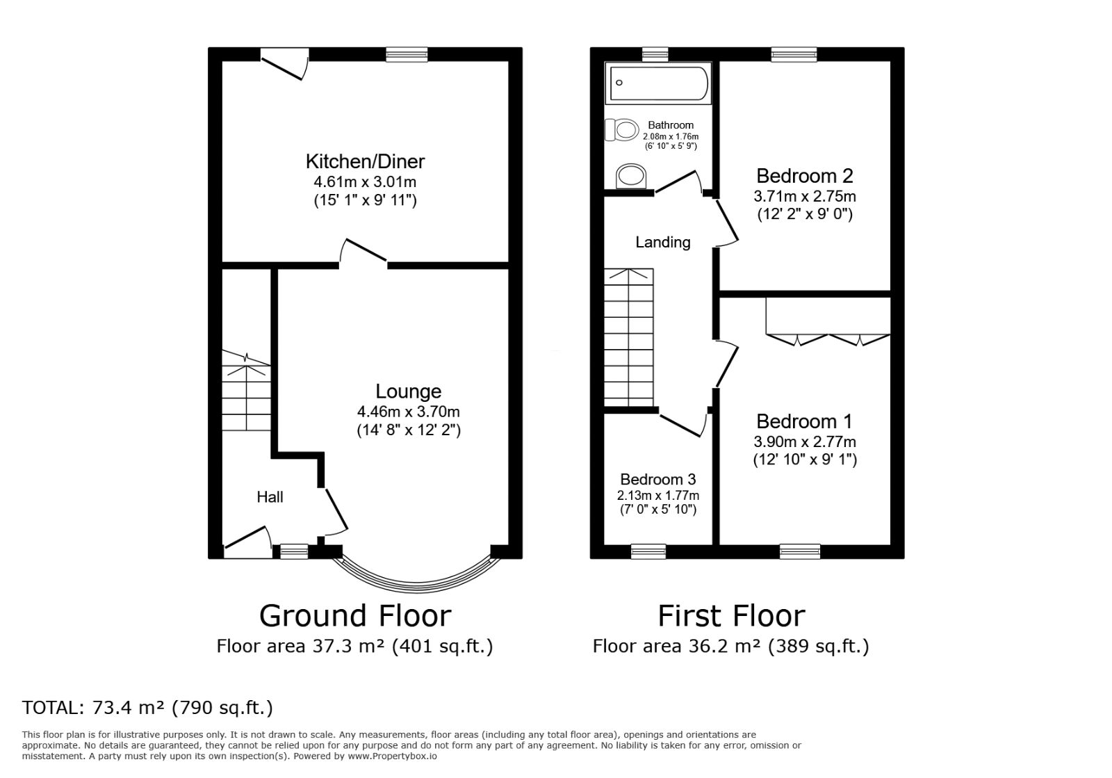Floorplan of 3 bedroom End Terrace House for sale, Topcliffe Lane, Morley, West Yorkshire, LS27