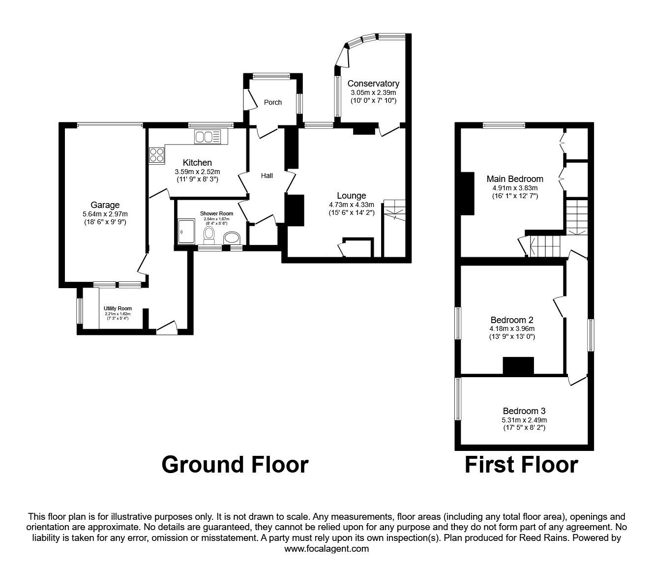 Floorplan of 3 bedroom Detached House for sale, Scotchman Lane, Morley, West Yorkshire, LS27