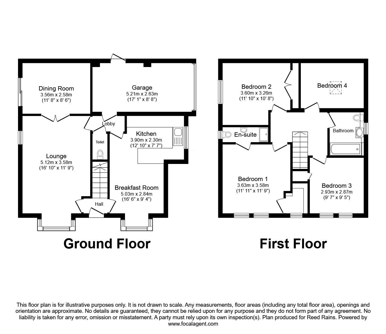 Floorplan of 4 bedroom Detached House for sale, Jakeman Court, Tingley, West Yorkshire, WF3