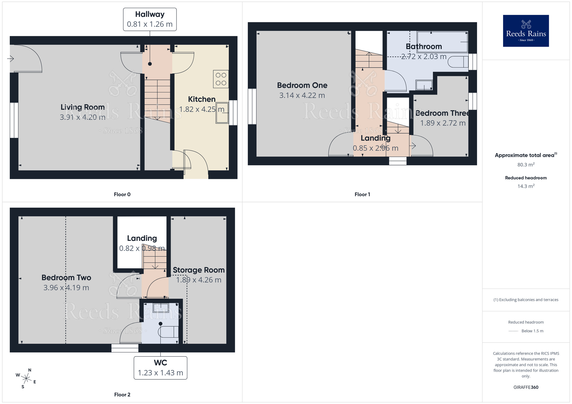 Floorplan of 3 bedroom End Terrace House to rent, Victoria Avenue, Morley, West Yorkshire, LS27