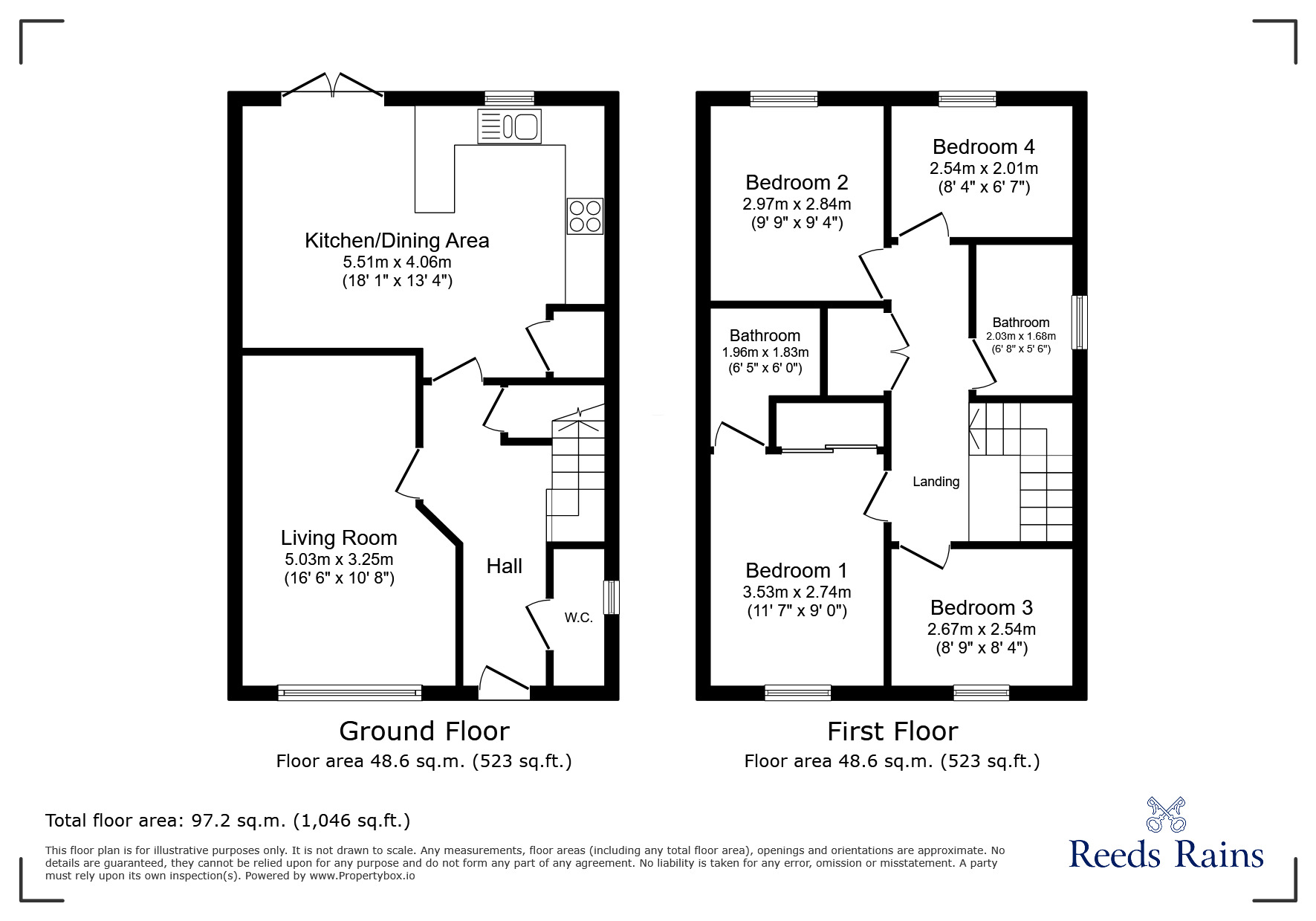 Floorplan of 4 bedroom Detached House to rent, Perry Avenue, Morley, West Yorkshire, LS27