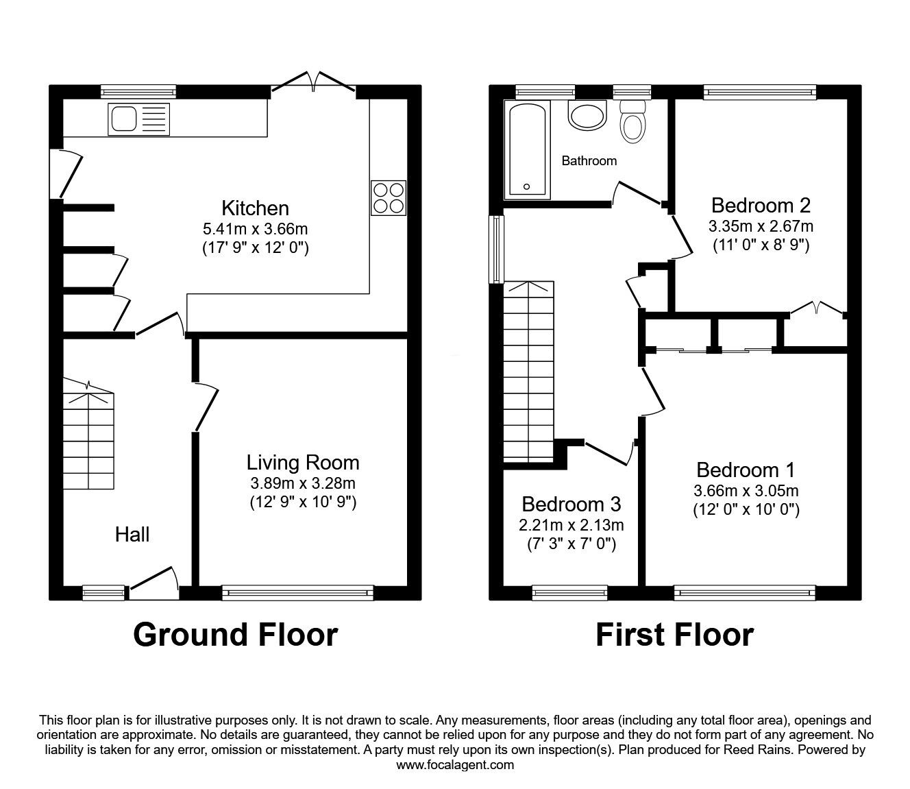 Floorplan of 3 bedroom Semi Detached House for sale, Springbank Avenue, Gildersome, Leeds, LS27