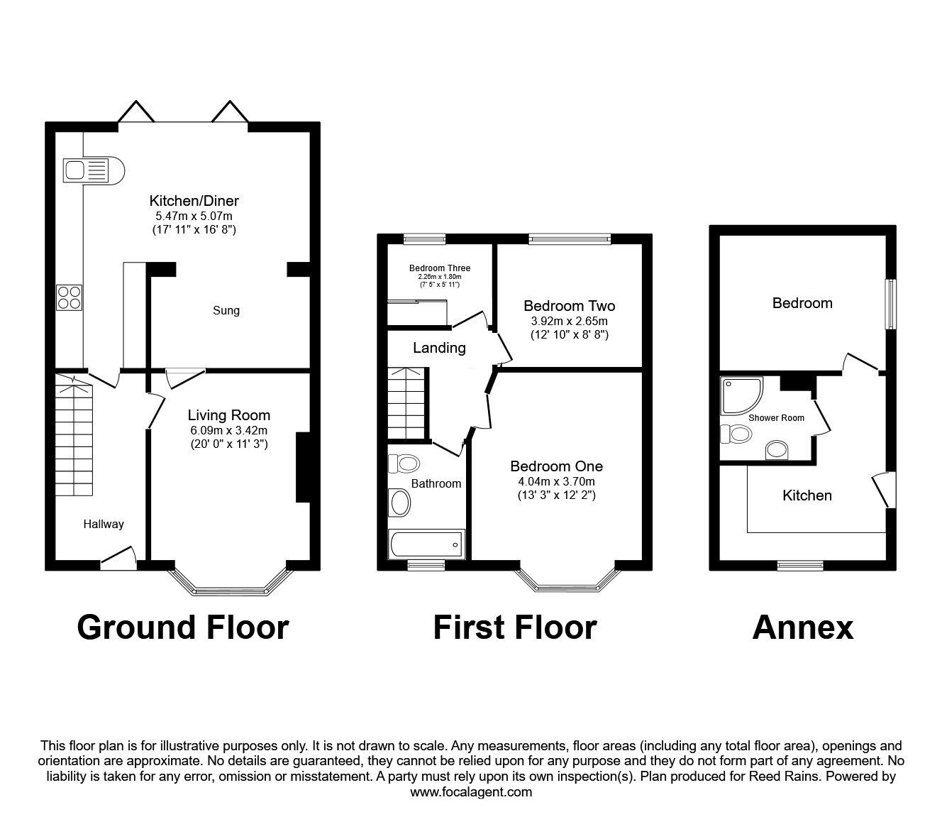 Floorplan of 3 bedroom Semi Detached House for sale, Highfield Close, Gildersome, Leeds, LS27