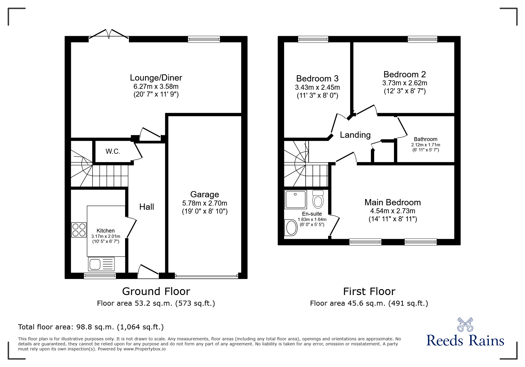 Floorplan of 3 bedroom Semi Detached House to rent, Scatcherd Drive, Morley, West Yorkshire, LS27