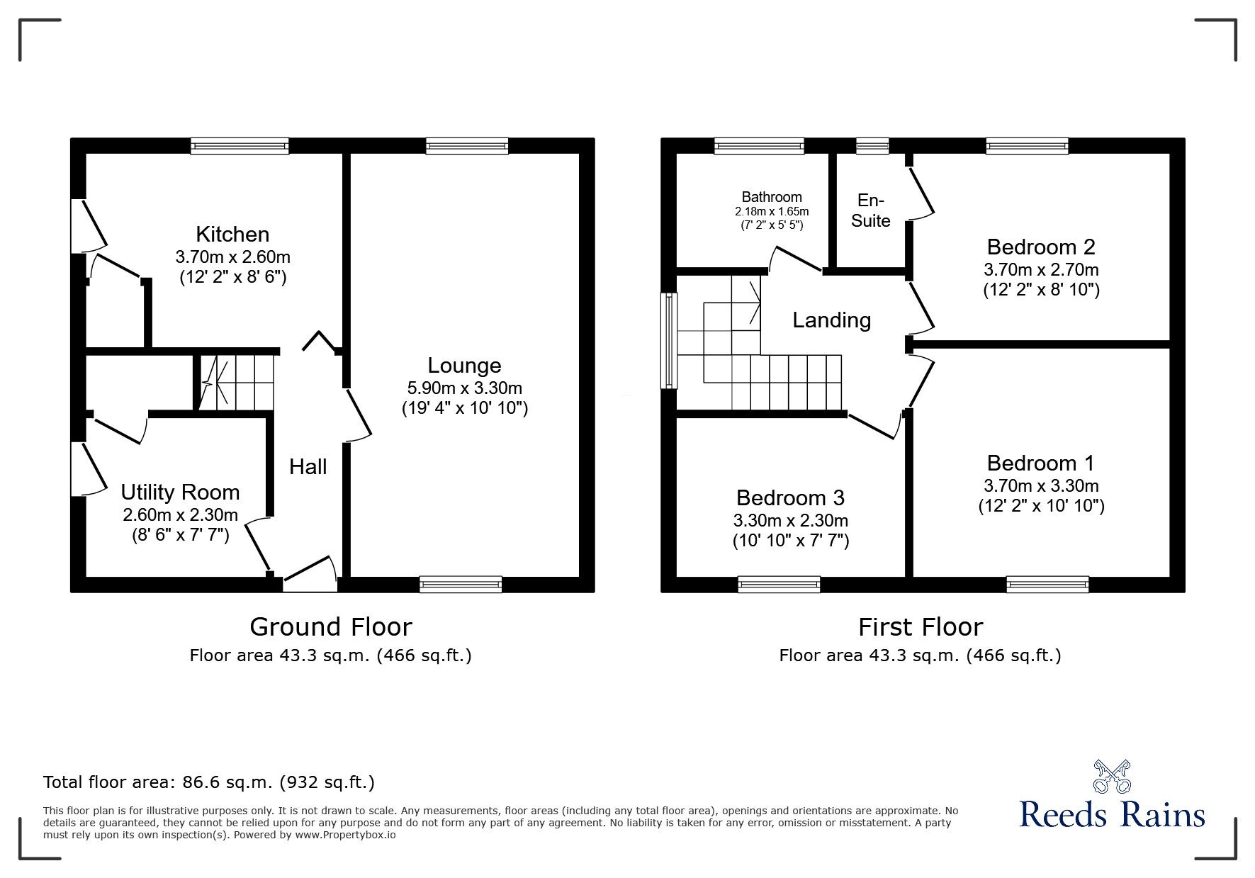 Floorplan of 3 bedroom Semi Detached House to rent, Beacon Grove, Morley, West Yorkshire, LS27