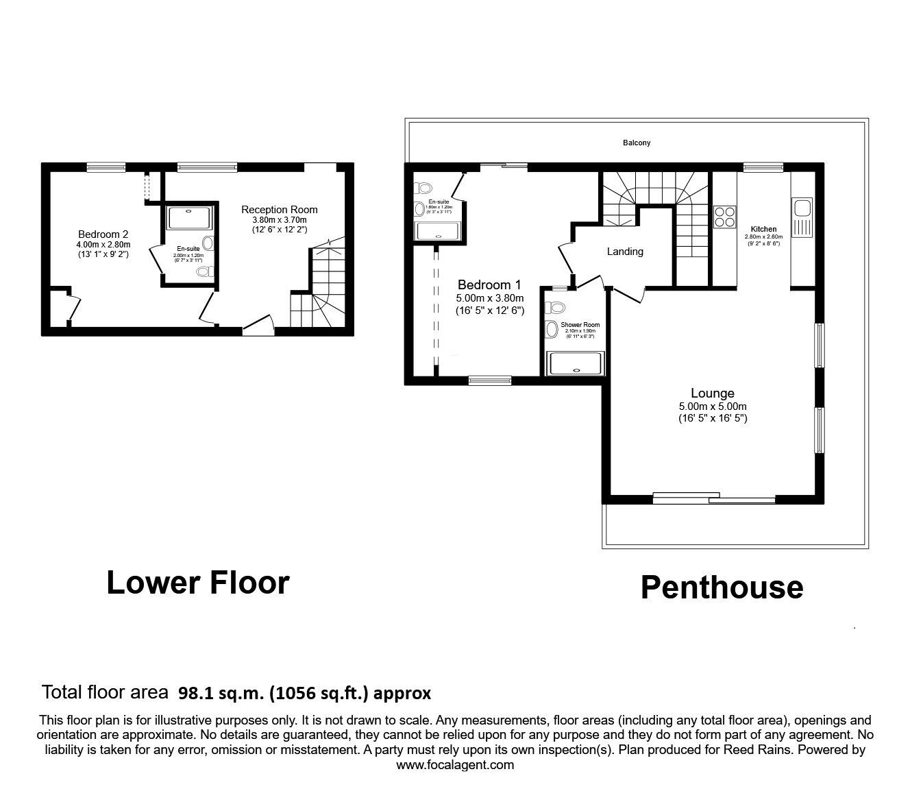 Floorplan of 2 bedroom  Flat for sale, Quay One, Neptune Street, West Yorkshire, LS9