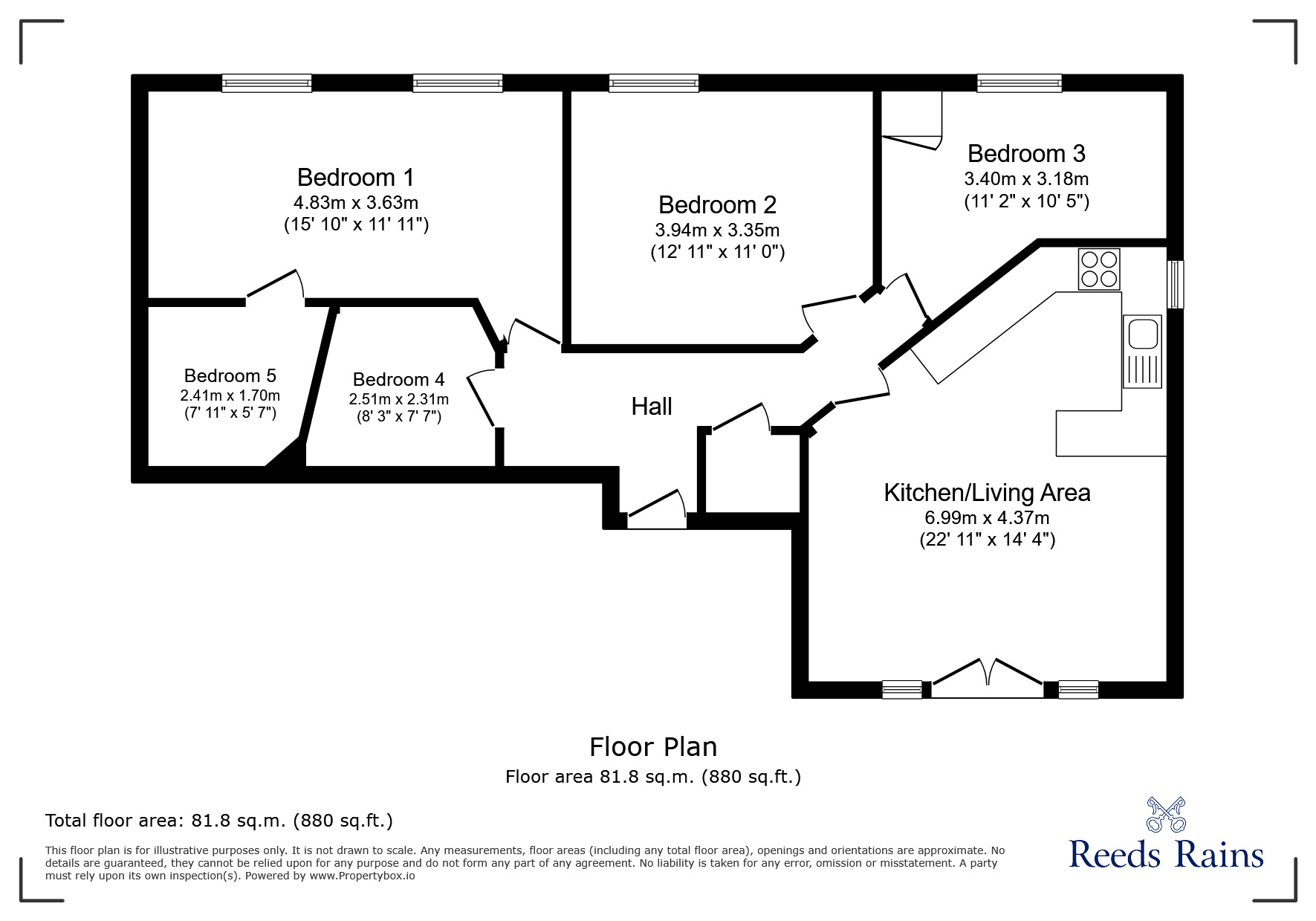 Floorplan of 3 bedroom  Flat to rent, King Street, Morley, West Yorkshire, LS27