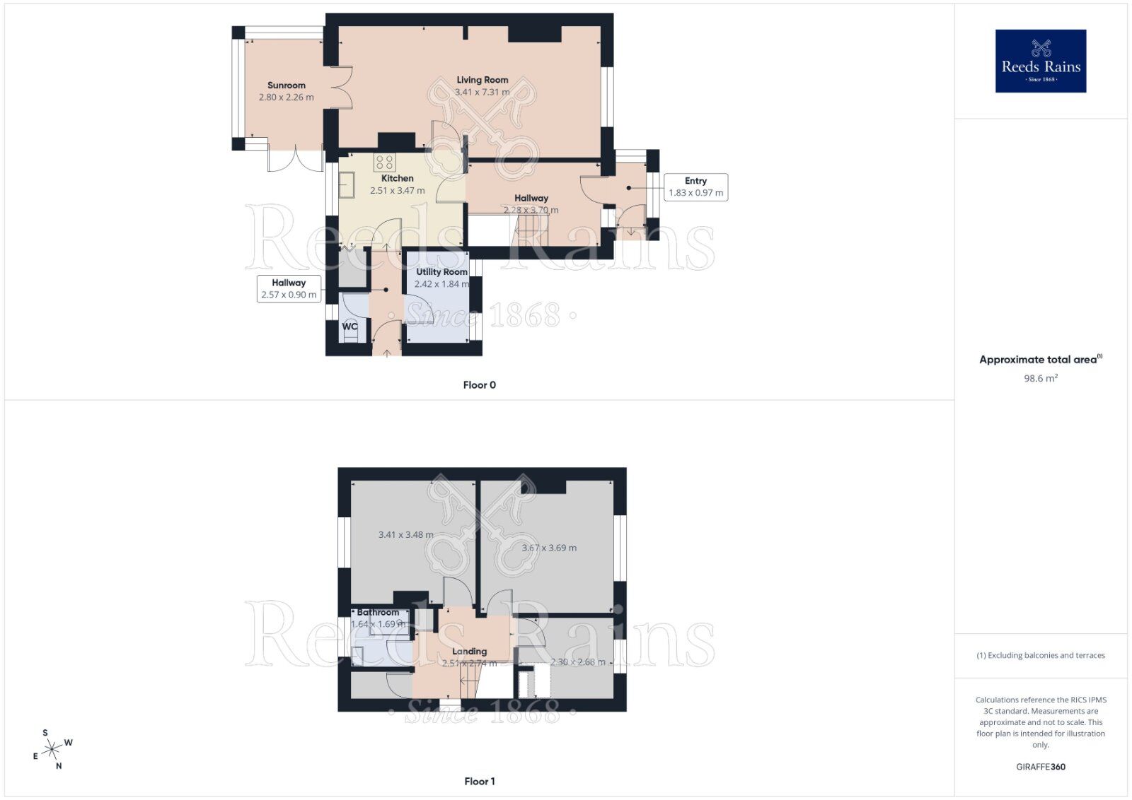 Floorplan of 3 bedroom Semi Detached House for sale, Smithy Lane, Tingley, West Yorkshire, WF3