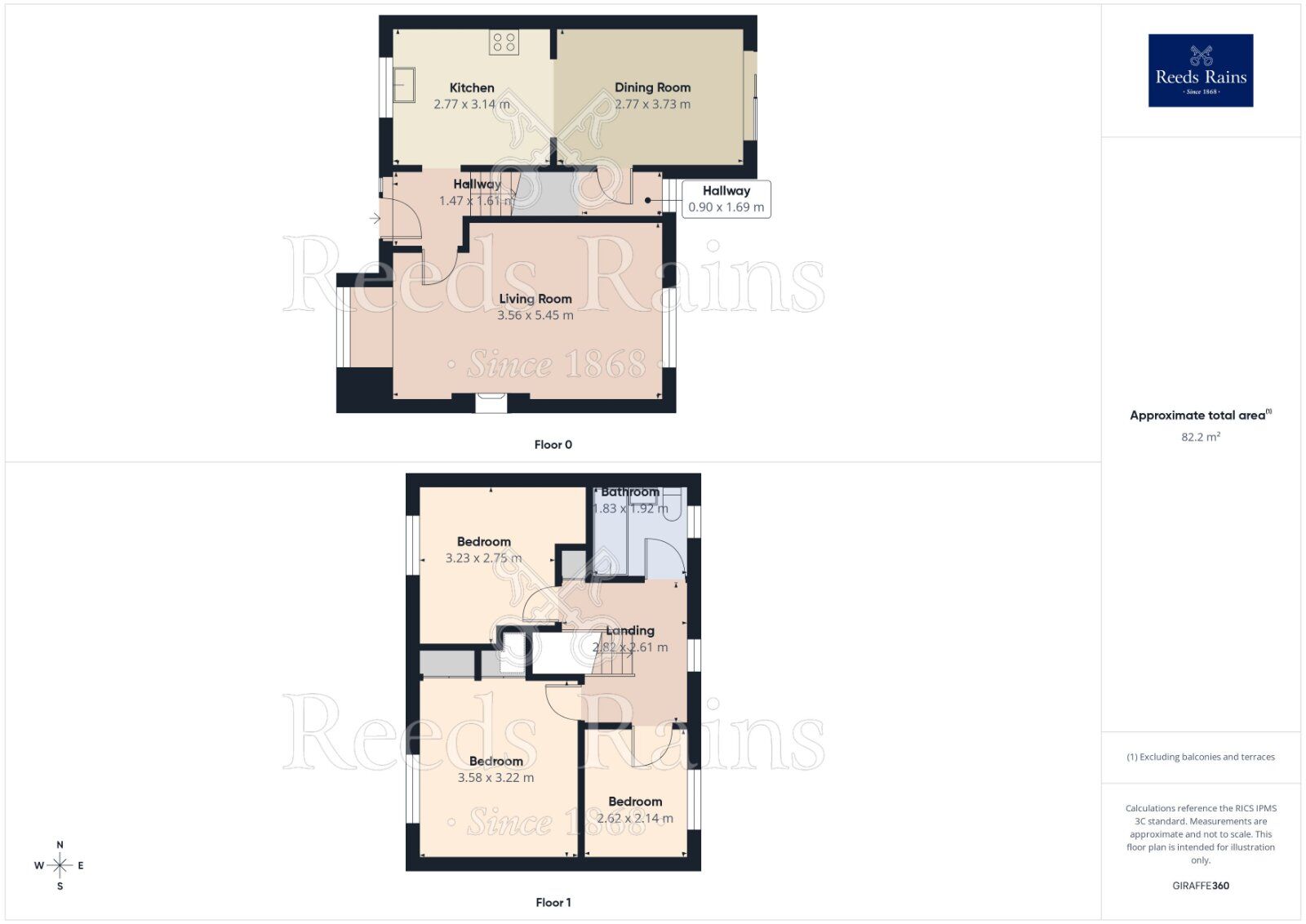 Floorplan of 3 bedroom Detached House for sale, Bradford Road, East Ardsley, West Yorkshire, WF3