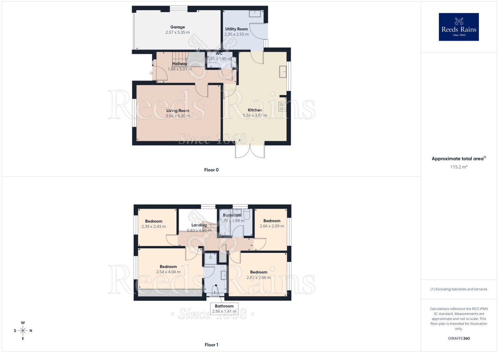 Floorplan of 4 bedroom Detached House for sale, Broadcroft Way, Tingley, West Yorkshire, WF3