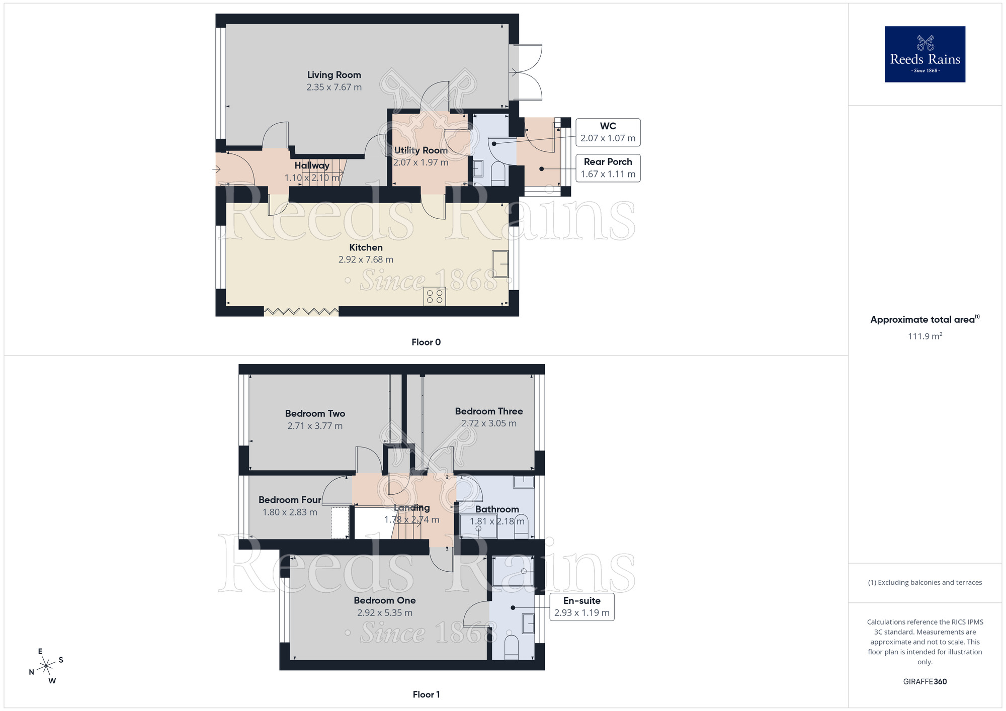 Floorplan of 4 bedroom Semi Detached House to rent, Scotchman Close, Morley, West Yorkshire, LS27