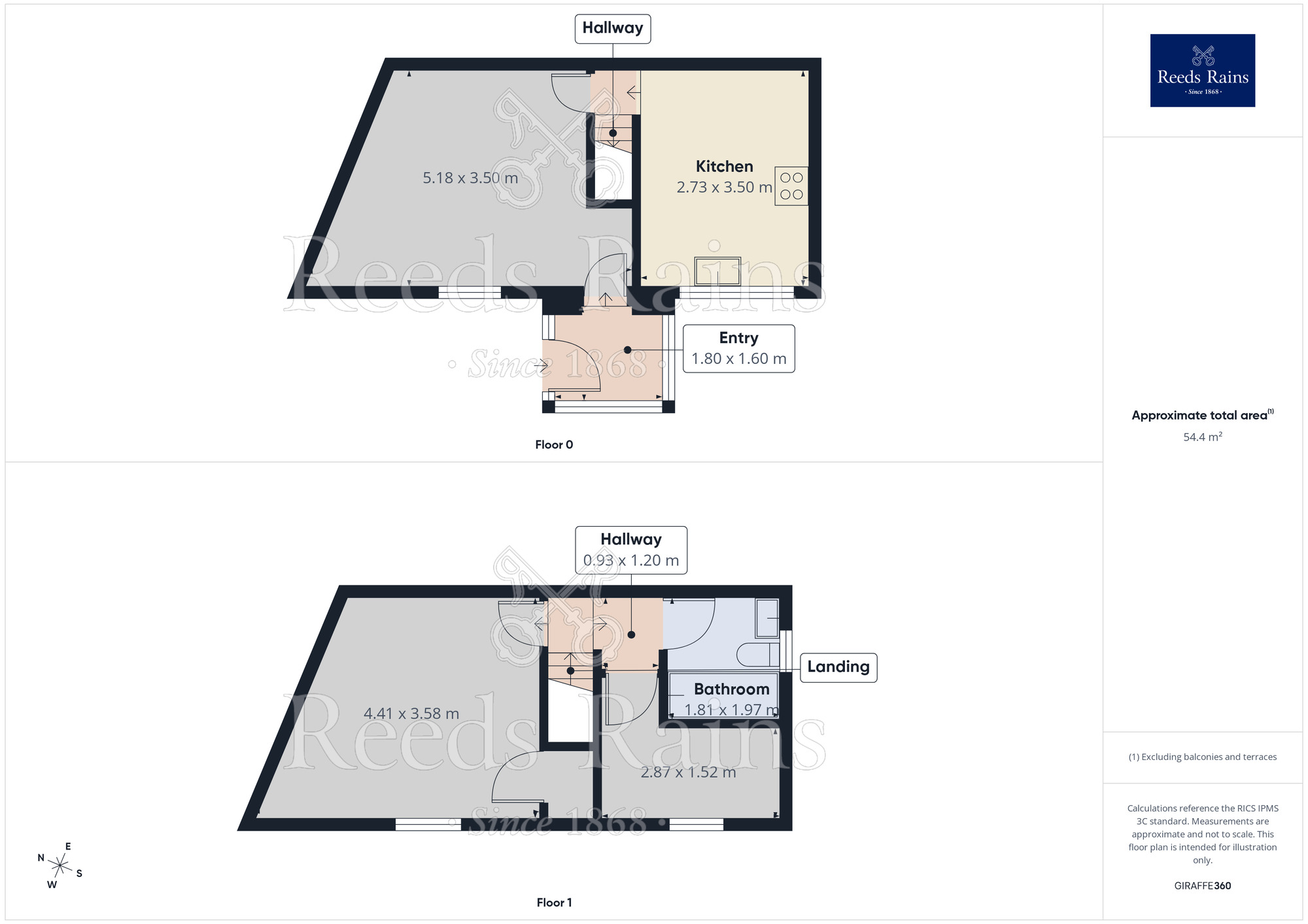Floorplan of 2 bedroom Semi Detached House to rent, King Street, Morley, West Yorkshire, LS27