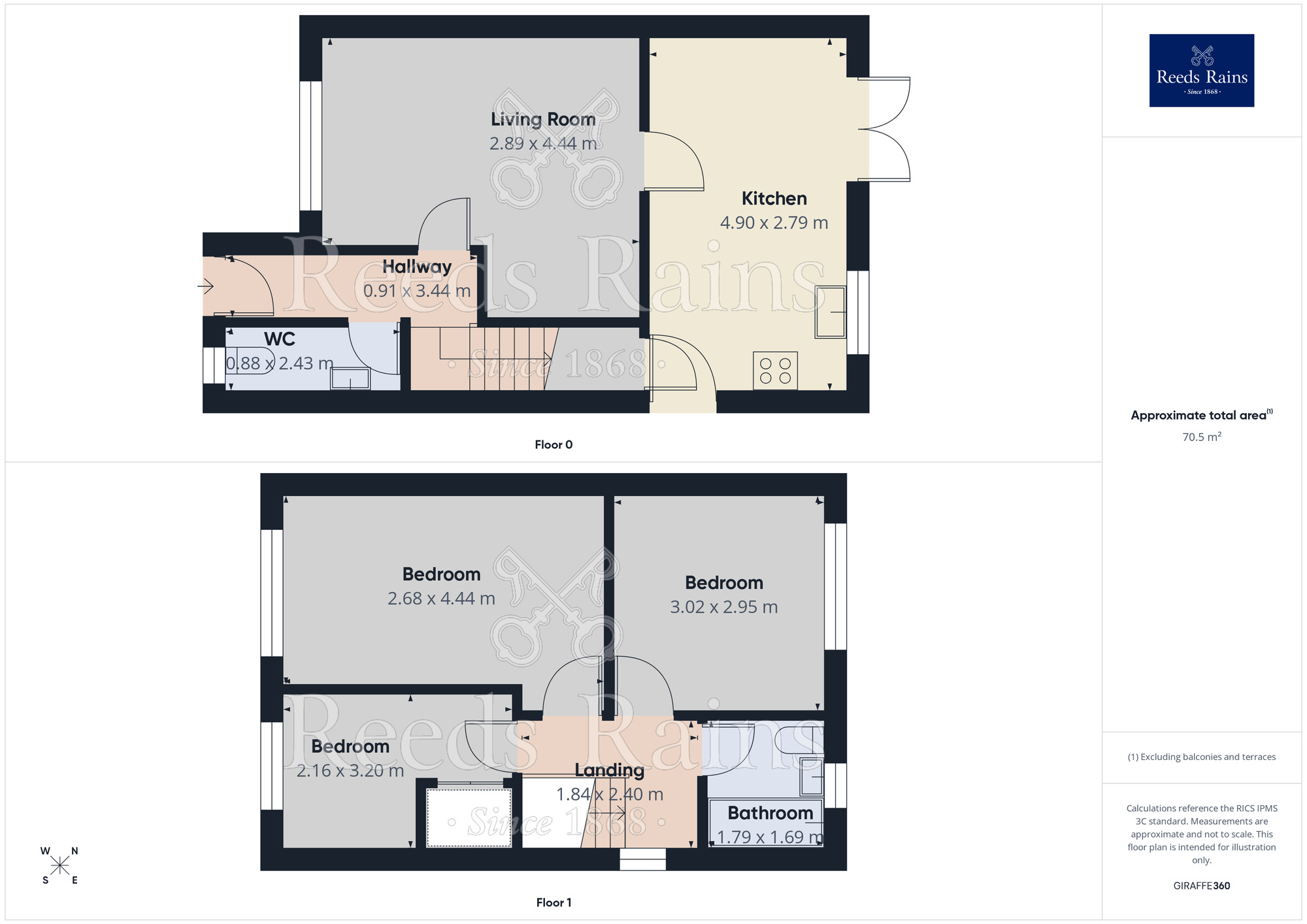 Floorplan of 3 bedroom Semi Detached House to rent, The Gills, Morley, West Yorkshire, LS27