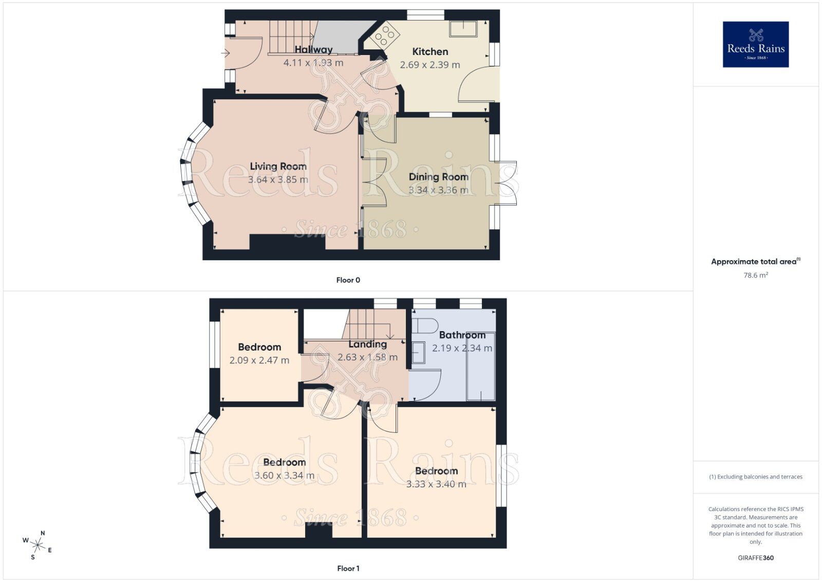 Floorplan of 3 bedroom Semi Detached House for sale, Corporation Street, Morley, West Yorkshire, LS27