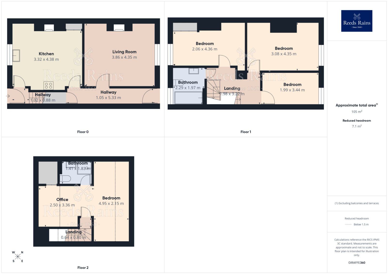 Floorplan of 4 bedroom Mid Terrace House for sale, Pawson Street, Morley, West Yorkshire, LS27