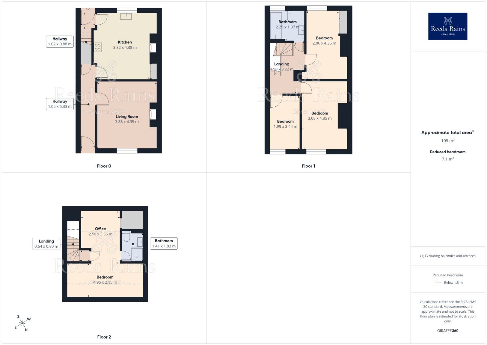 Floorplan of 4 bedroom Mid Terrace House for sale, Pawson Street, Morley, West Yorkshire, LS27
