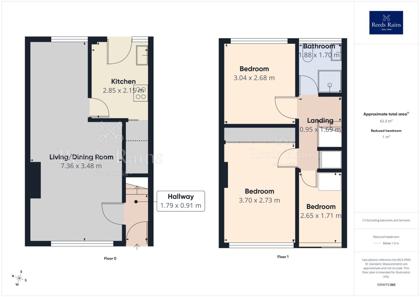 Floorplan of 3 bedroom Mid Terrace House for sale, South Parade, Morley, West Yorkshire, LS27