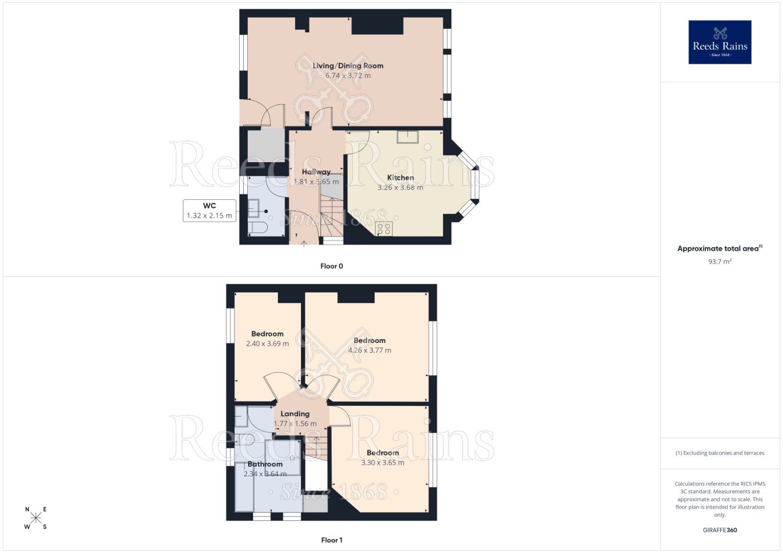 Floorplan of 3 bedroom End Terrace House for sale, Victoria Road, Morley, West Yorkshire, LS27