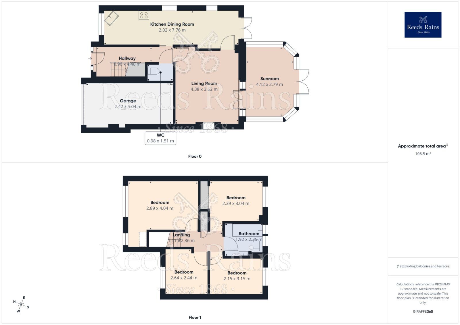 Floorplan of 4 bedroom Detached House for sale, Rembrandt Avenue, Tingley, West Yorkshire, WF3