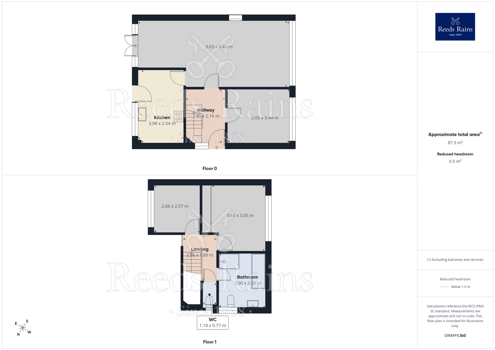 Floorplan of 3 bedroom Semi Detached House to rent, Foster Close, Morley, West Yorkshire, LS27
