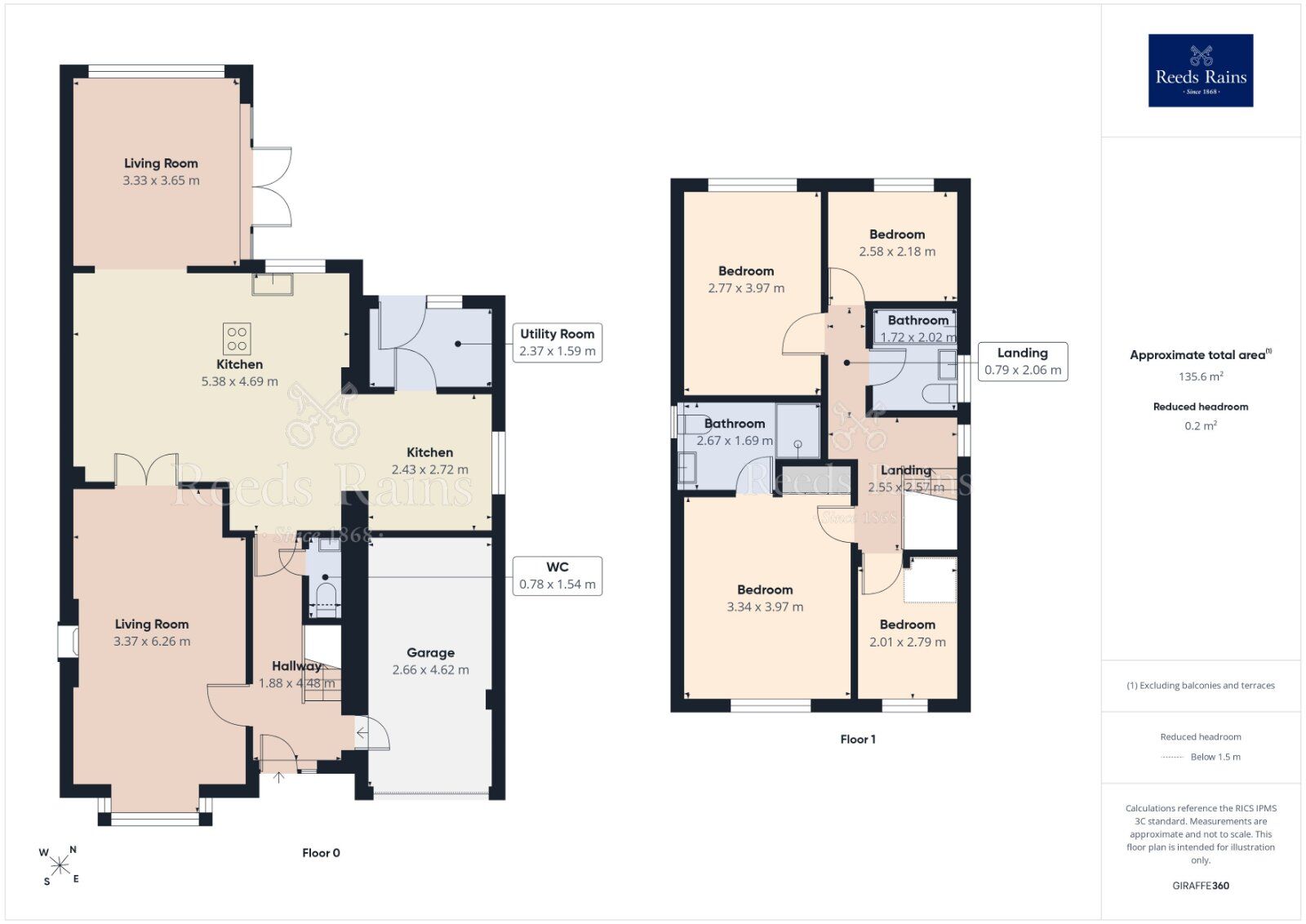 Floorplan of 4 bedroom Detached House for sale, Bridge Court, Morley, West Yorkshire, LS27