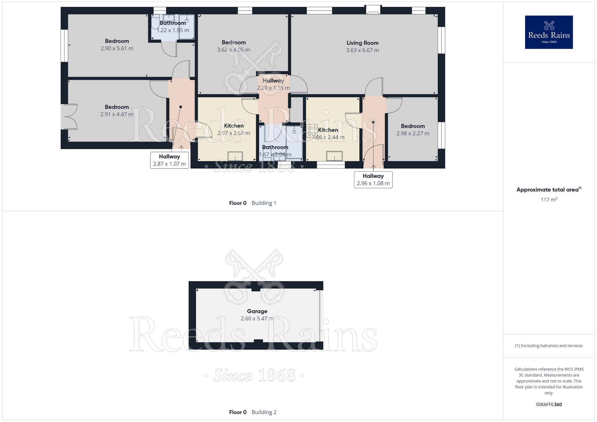 Floorplan of 4 bedroom Detached Bungalow to rent, Woodcross Garth, Morley, West Yorkshire, LS27