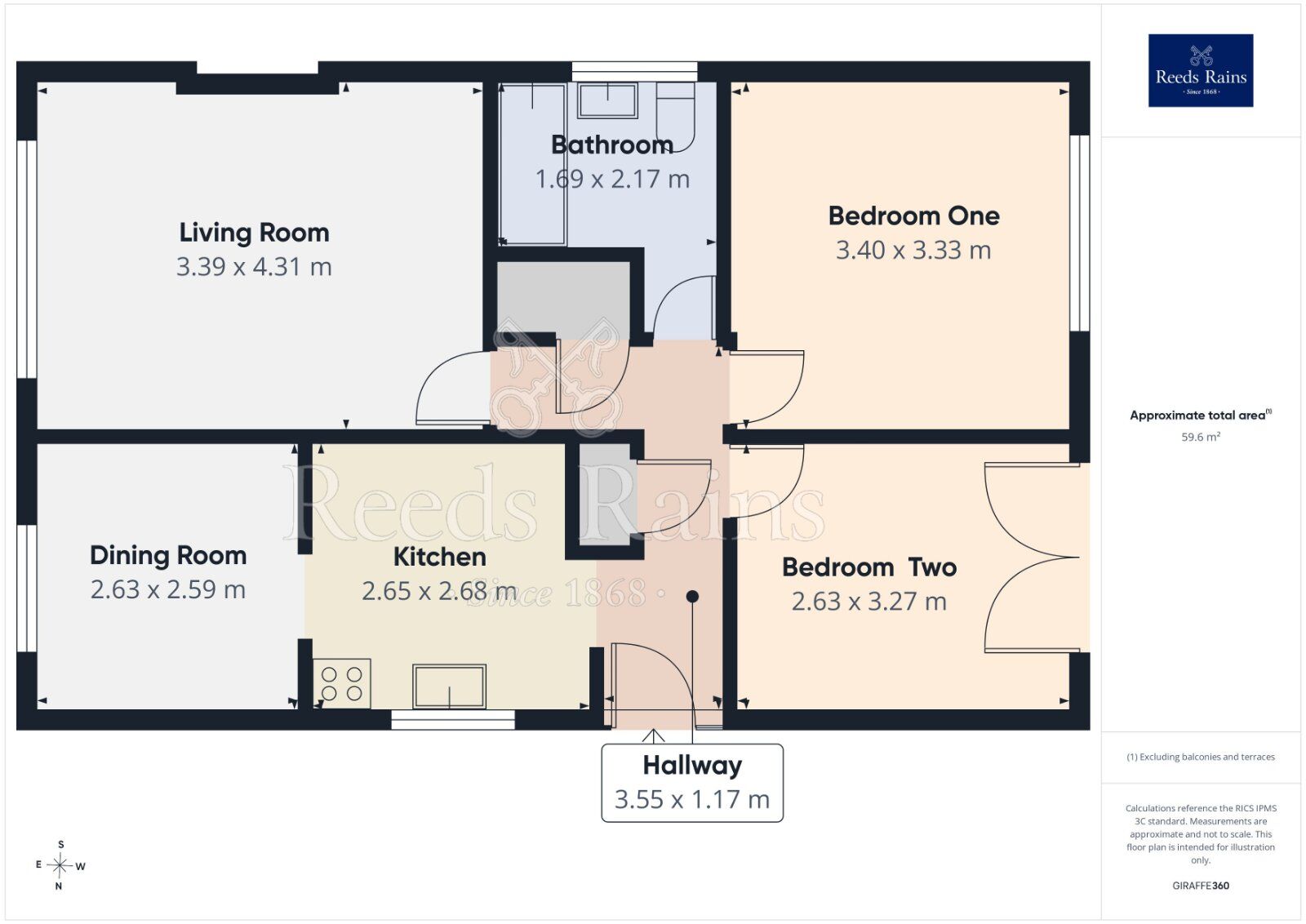 Floorplan of 2 bedroom Detached Bungalow for sale, Perth Drive, Tingley, West Yorkshire, WF3