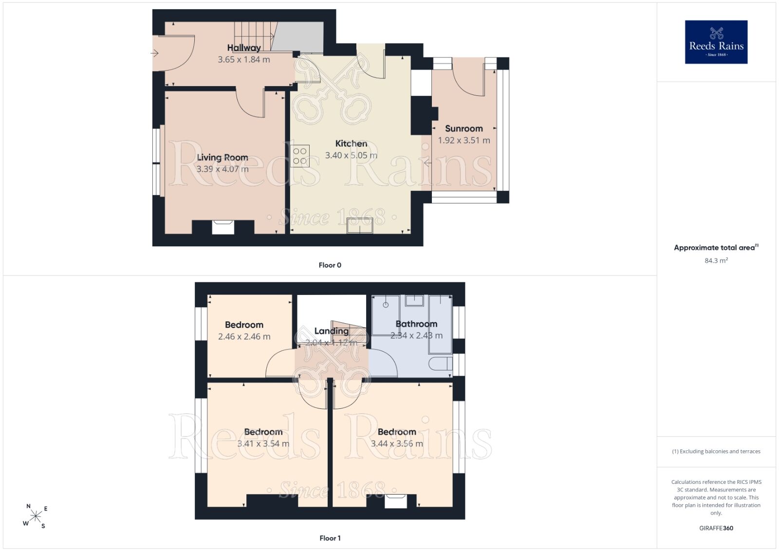 Floorplan of 3 bedroom Mid Terrace House for sale, Scotchman Lane, Morley, West Yorkshire, LS27