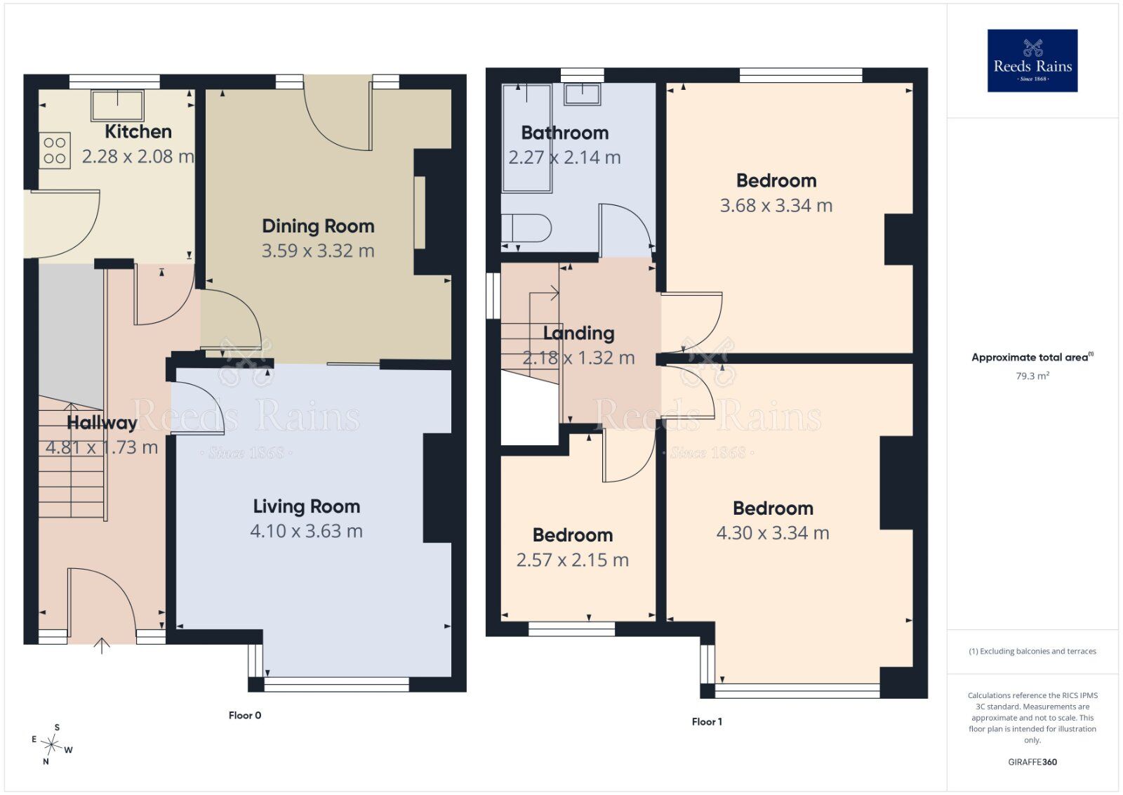 Floorplan of 3 bedroom Semi Detached House for sale, Whitehall Road, Leeds, West Yorkshire, LS12